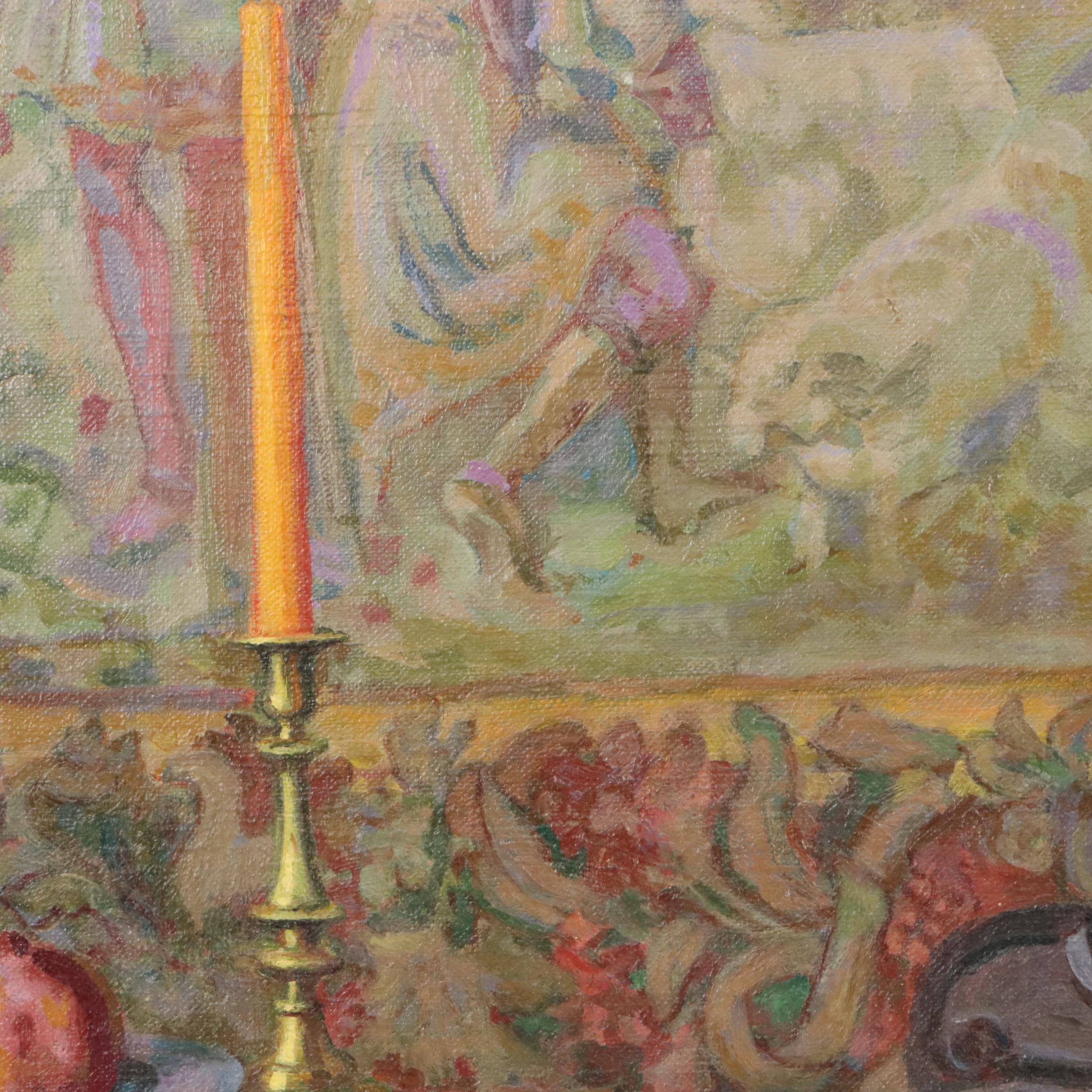 Ilo Huber Oil Painting "Pianist," Circa 1930