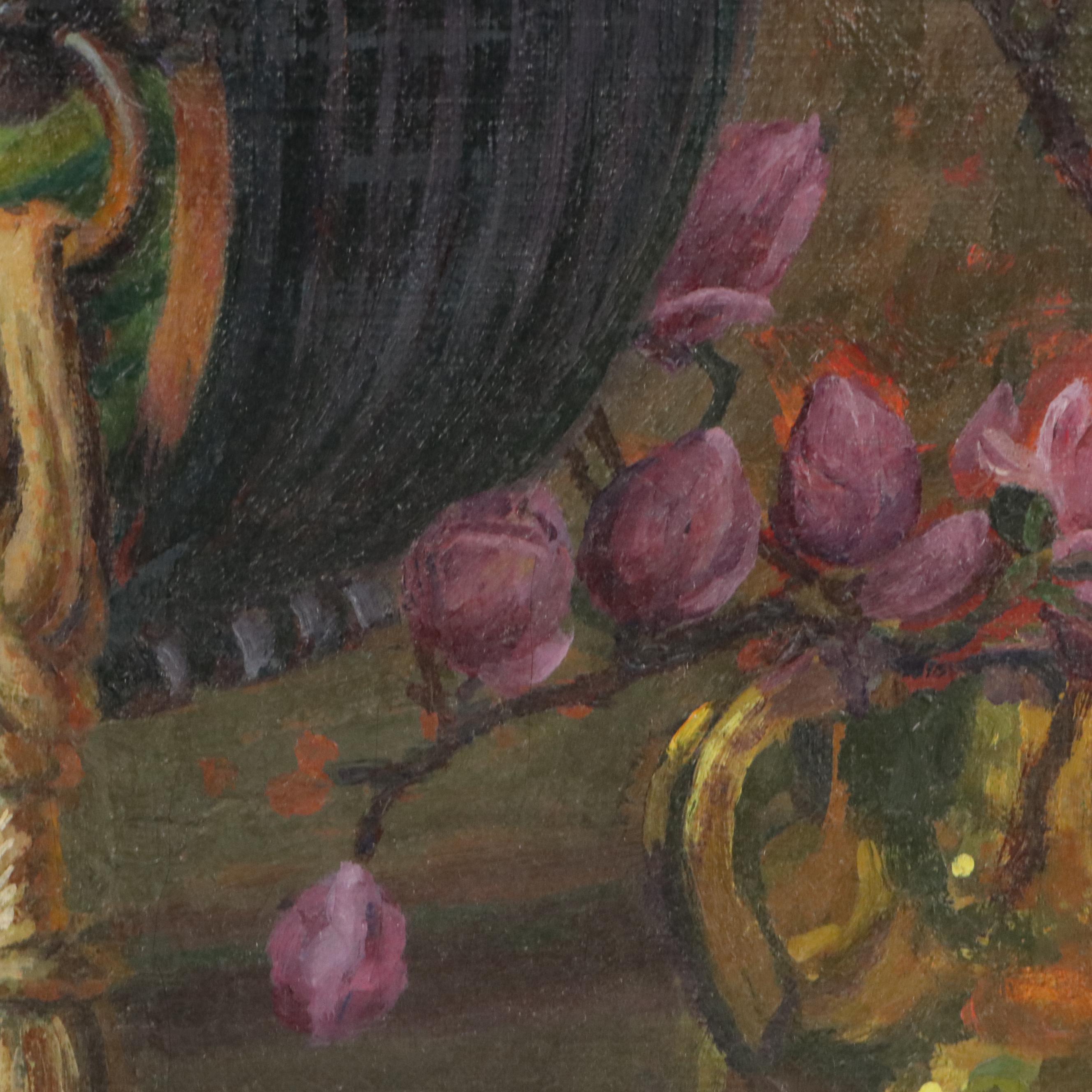 Ilo Huber Oil Painting "Pianist," Circa 1930