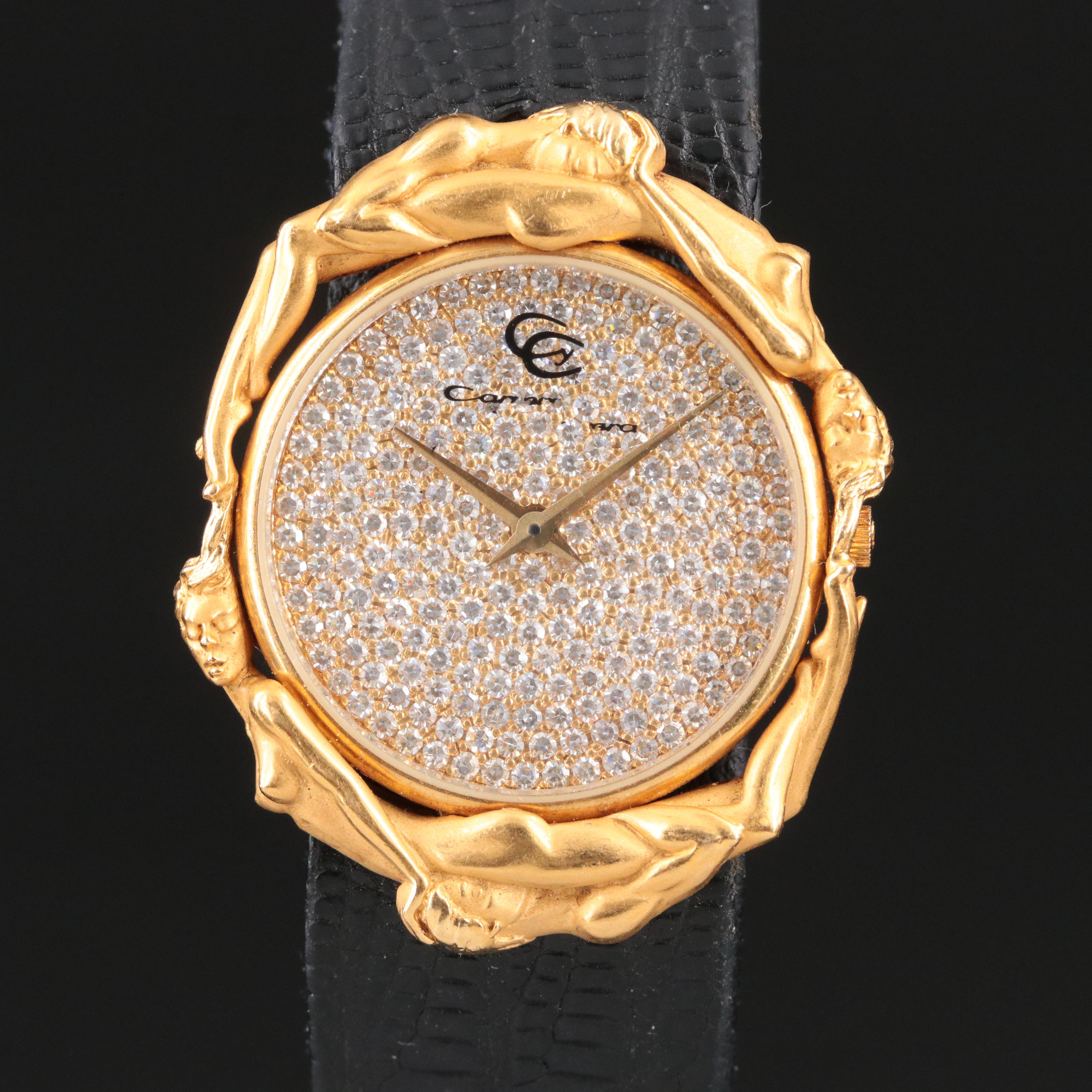 18K Carrera Y Carrera Adam and Eve Diamond Pavé Watch
