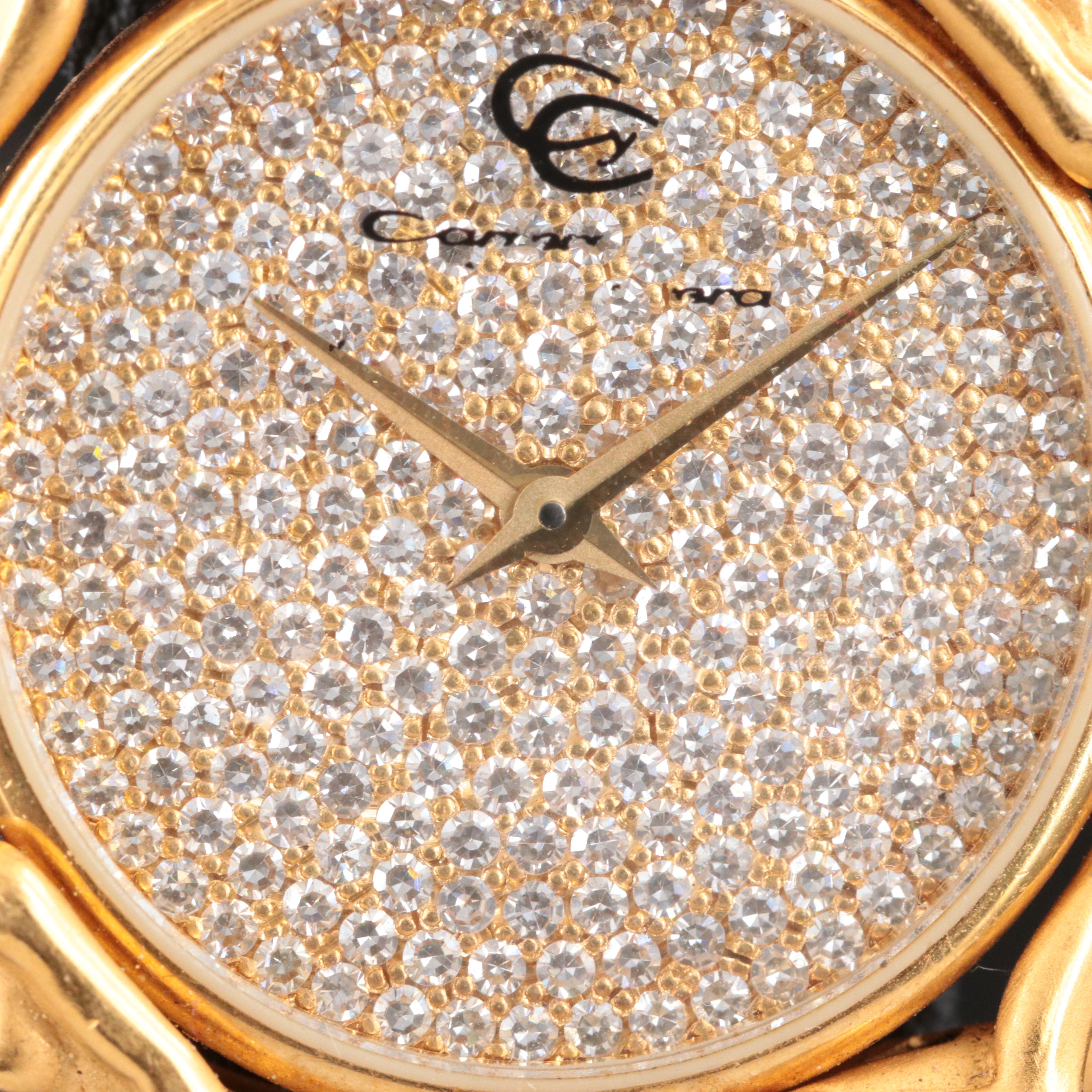 18K Carrera Y Carrera Adam and Eve Diamond Pavé Watch