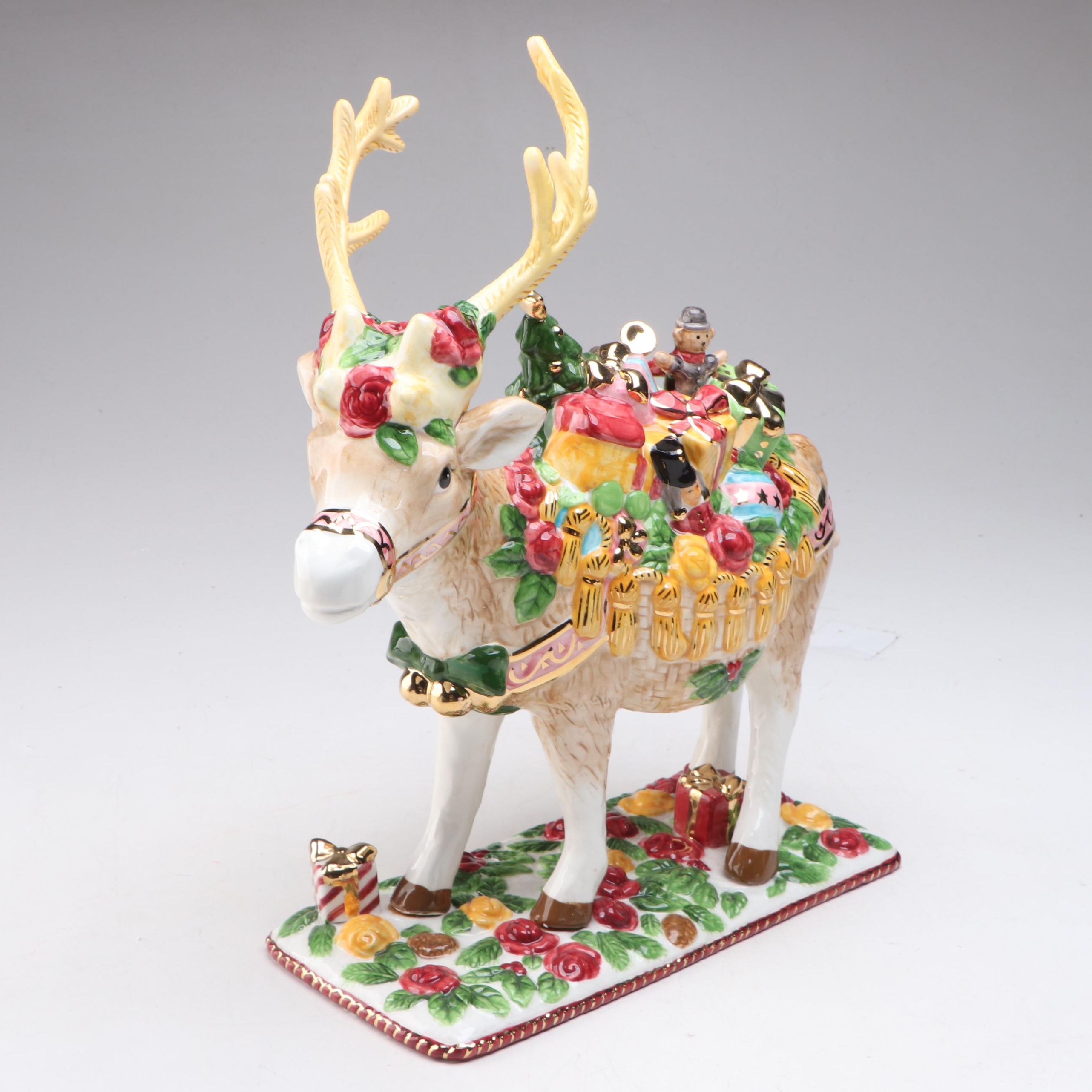 Royal Albert Seasons of Colour "Reindeer" Ceramic Figurine