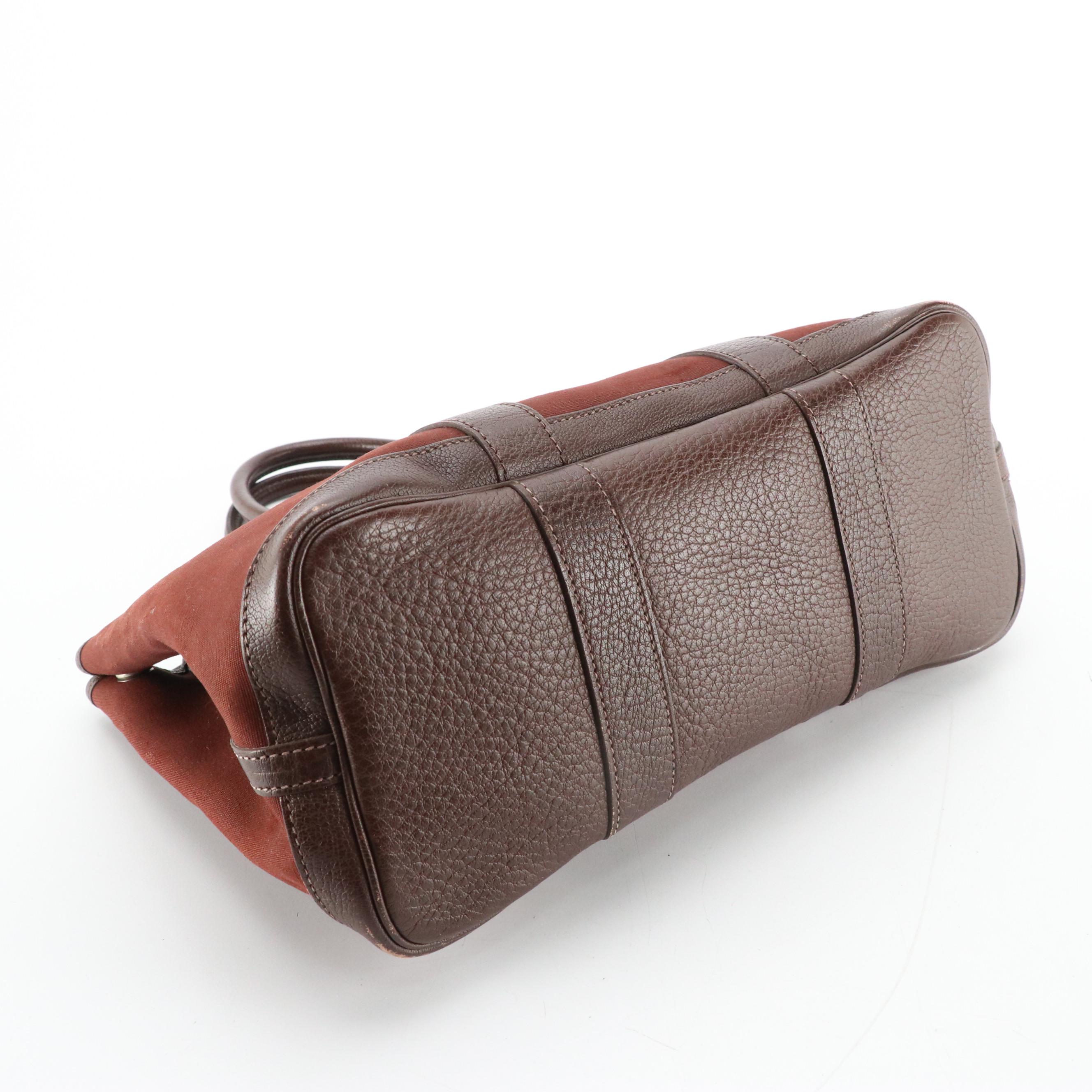Hermès Garden Party 30 Tote in Brown Canvas and Negonda Bull Calf Leather