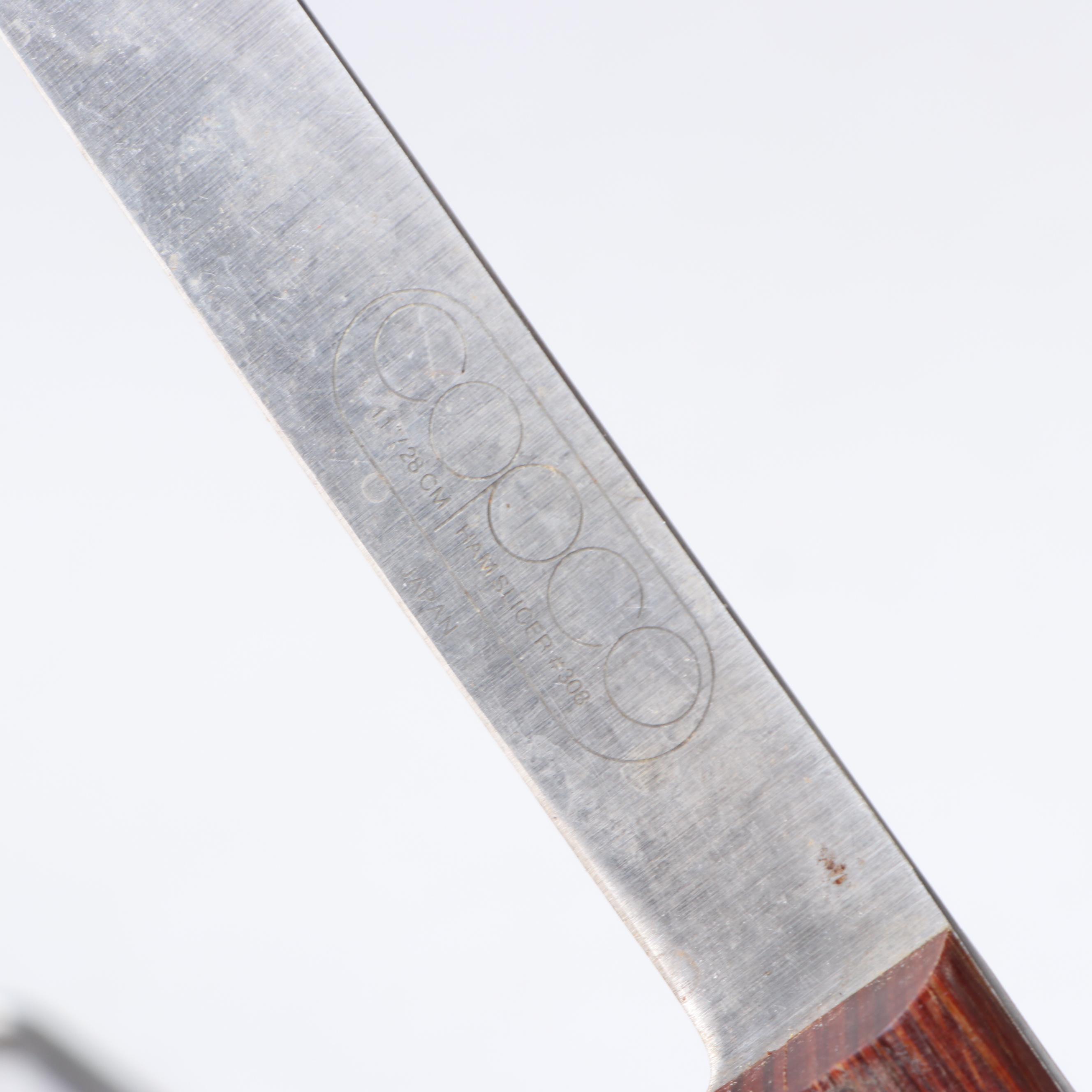 Copco Stainless Steel and Wooden Handled Knives with Cutting Boards and More