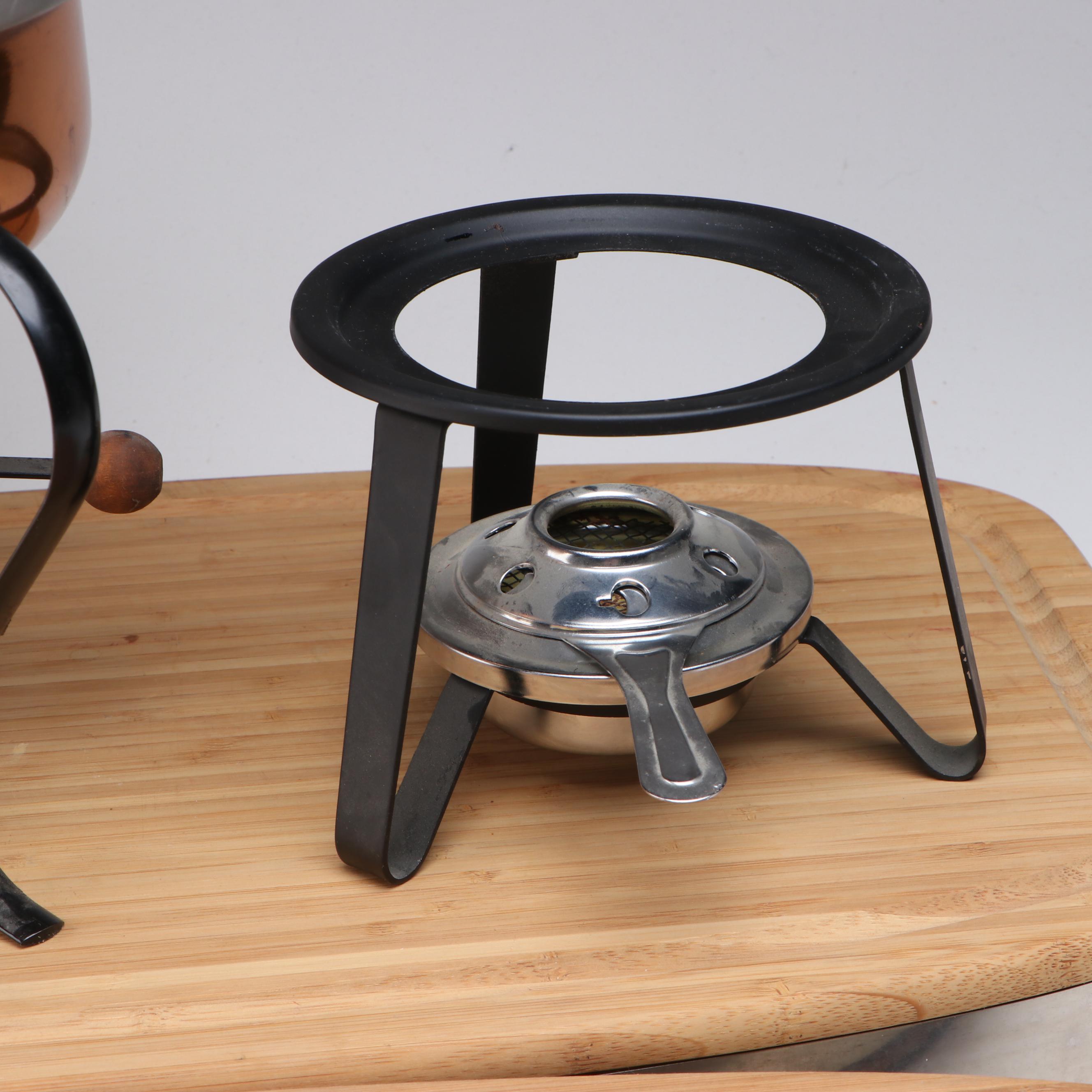 Copco Stainless Steel and Wooden Handled Knives with Cutting Boards and More