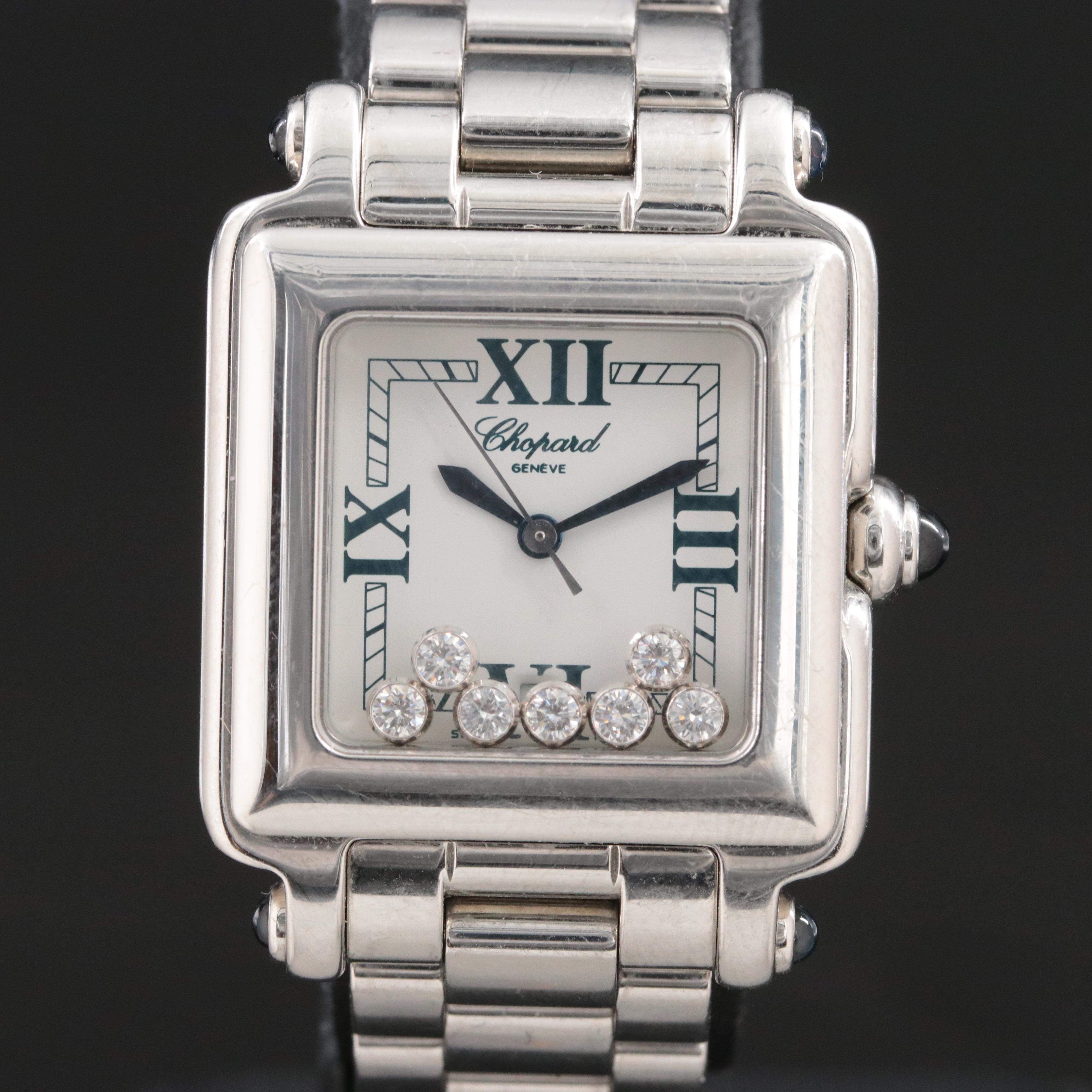 Chopard "Happy 2000" 7 Floating Diamonds Quartz Watch