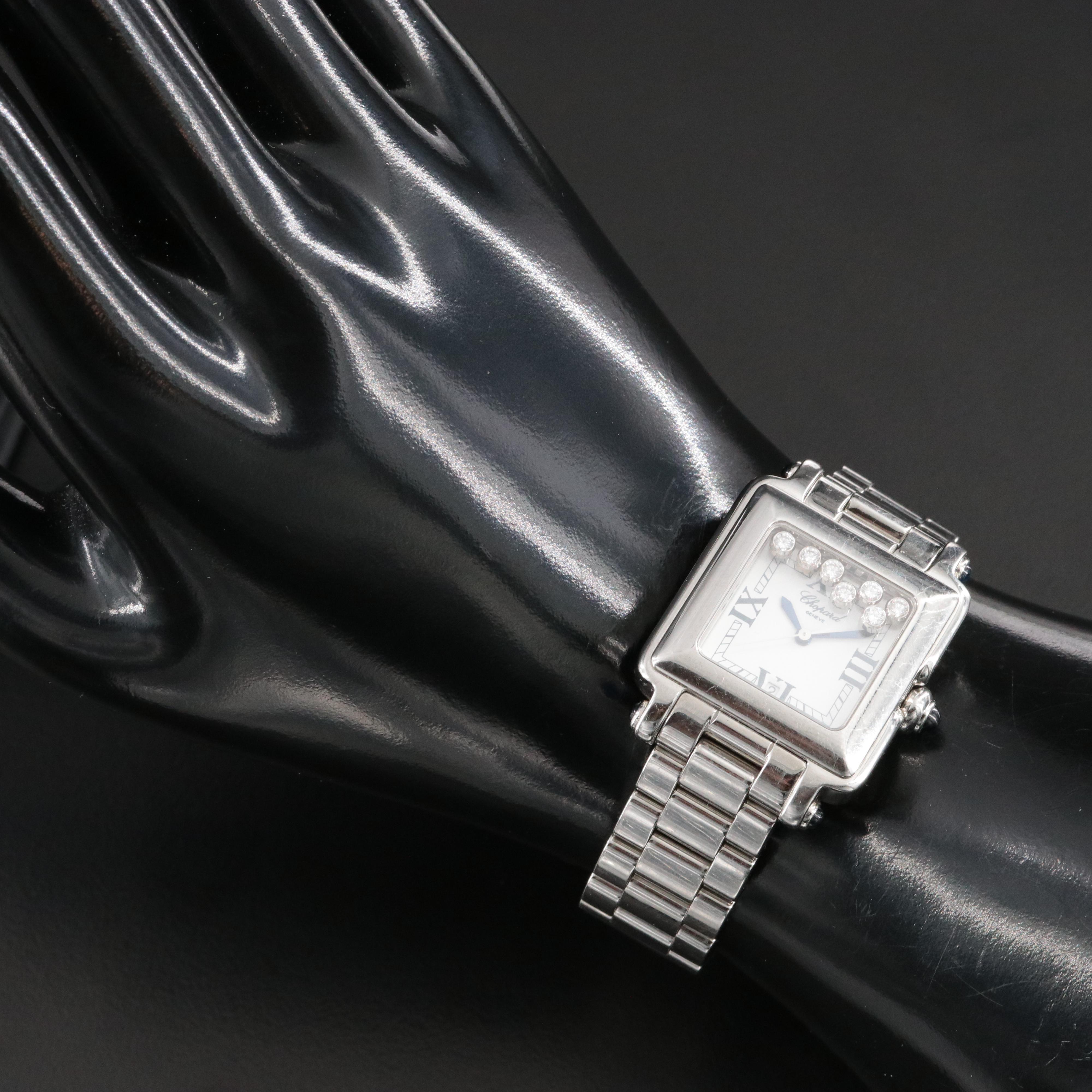 Chopard "Happy 2000" 7 Floating Diamonds Quartz Watch