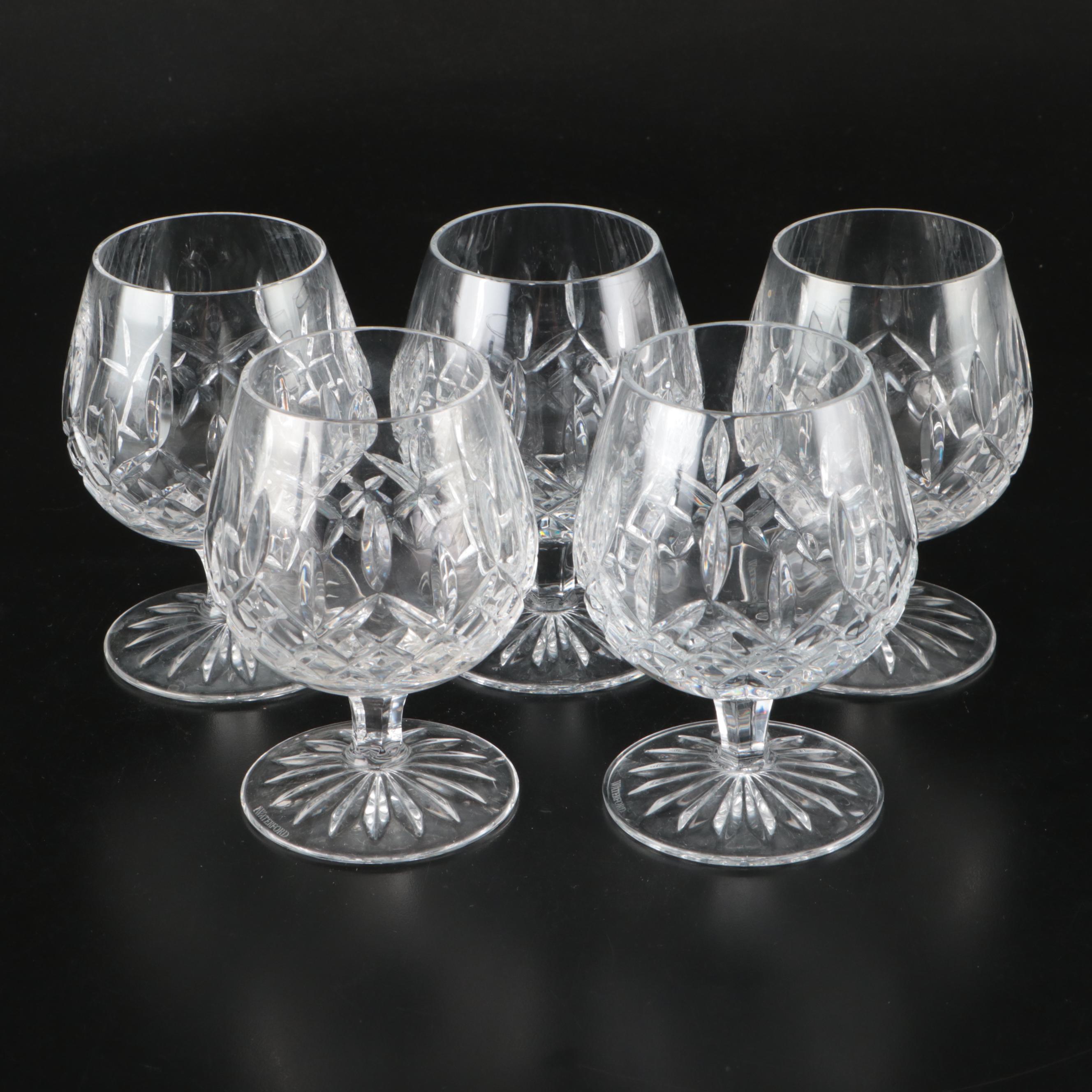 Waterford "Lismore" Crystal Brandy Glasses