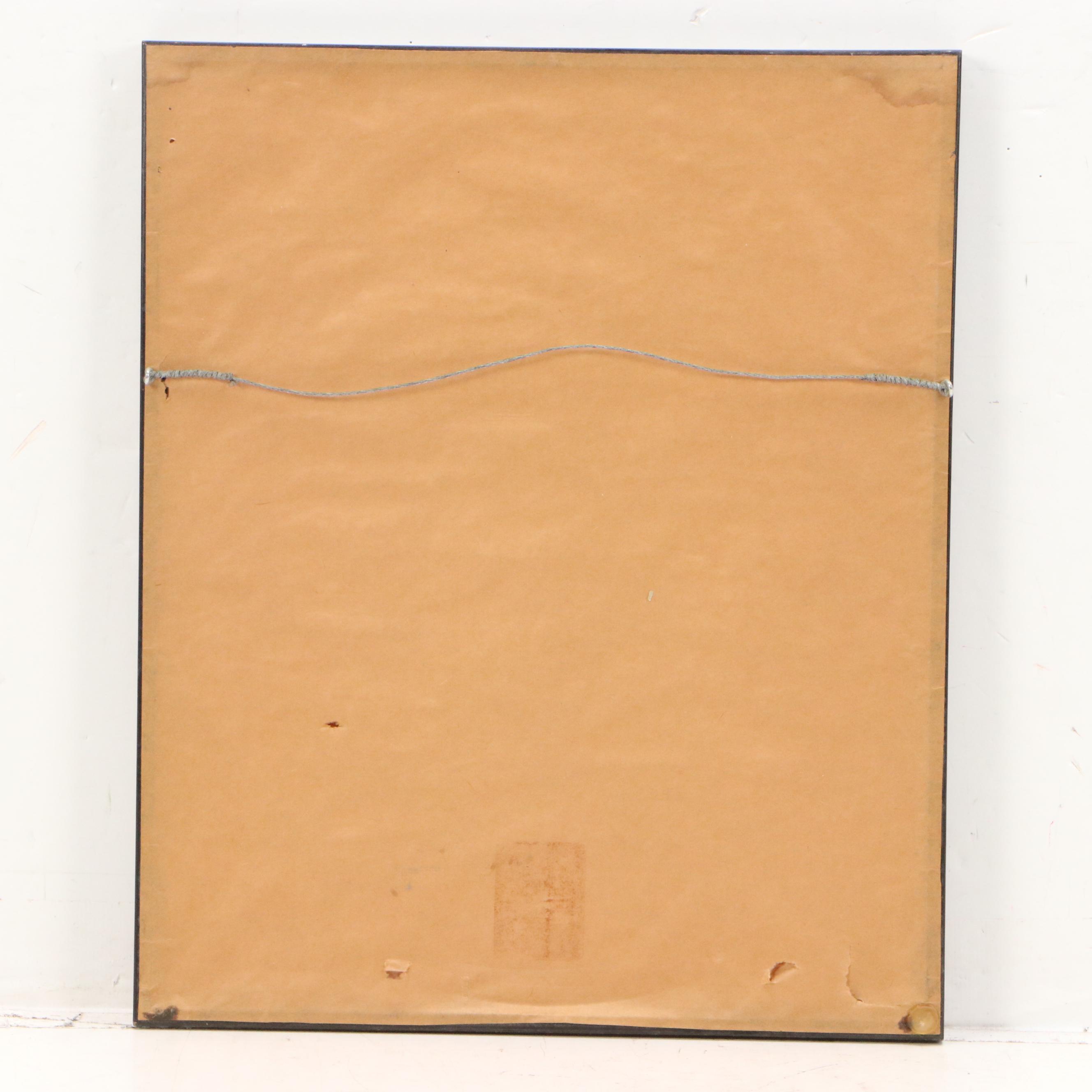 Edward S. Curtis Photogravure "A Cree Camp," 1926