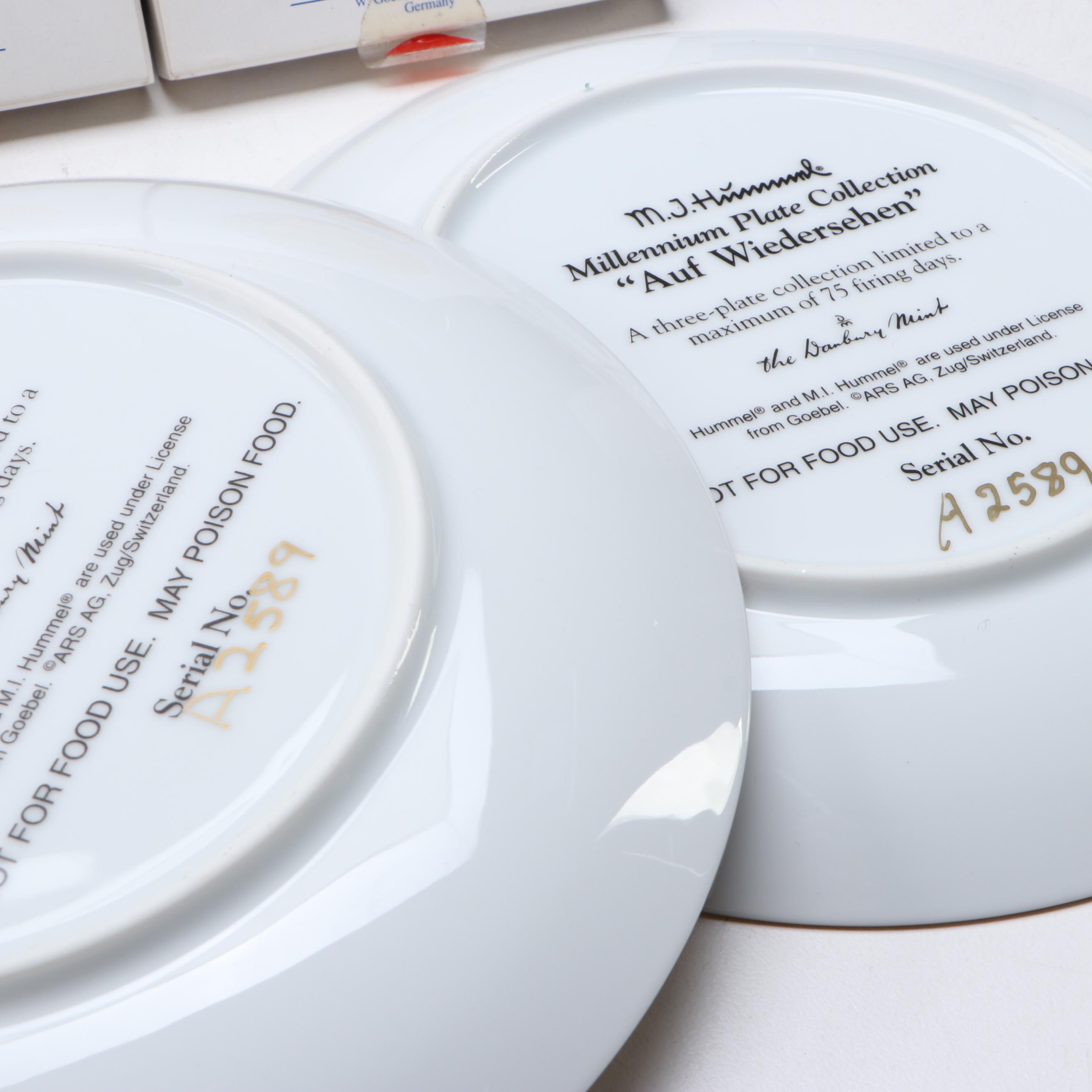 Danbury Mint for Goebel M.I. Hummel Anniversary and Mini Plates