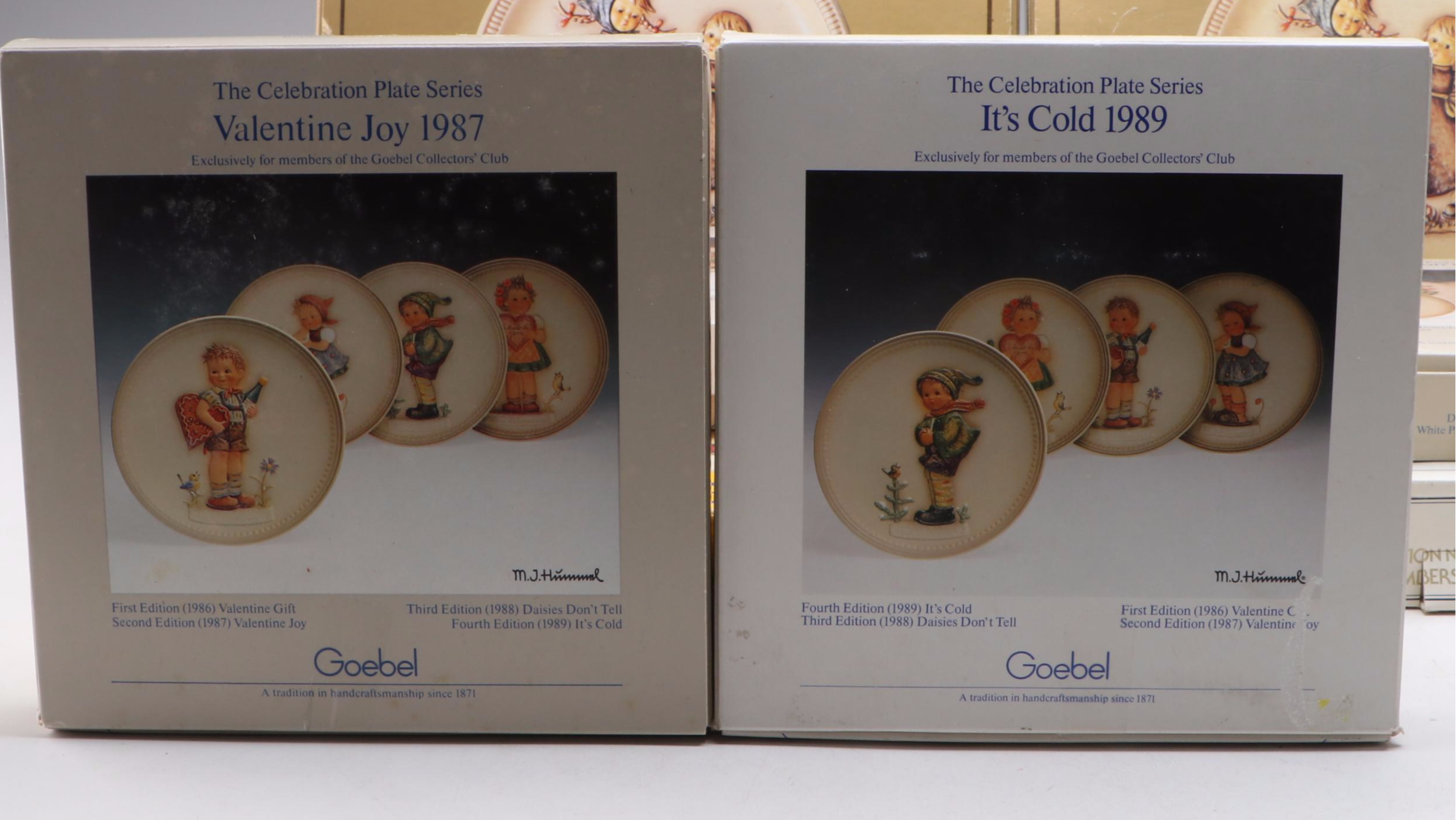 Danbury Mint for Goebel M.I. Hummel Anniversary and Mini Plates