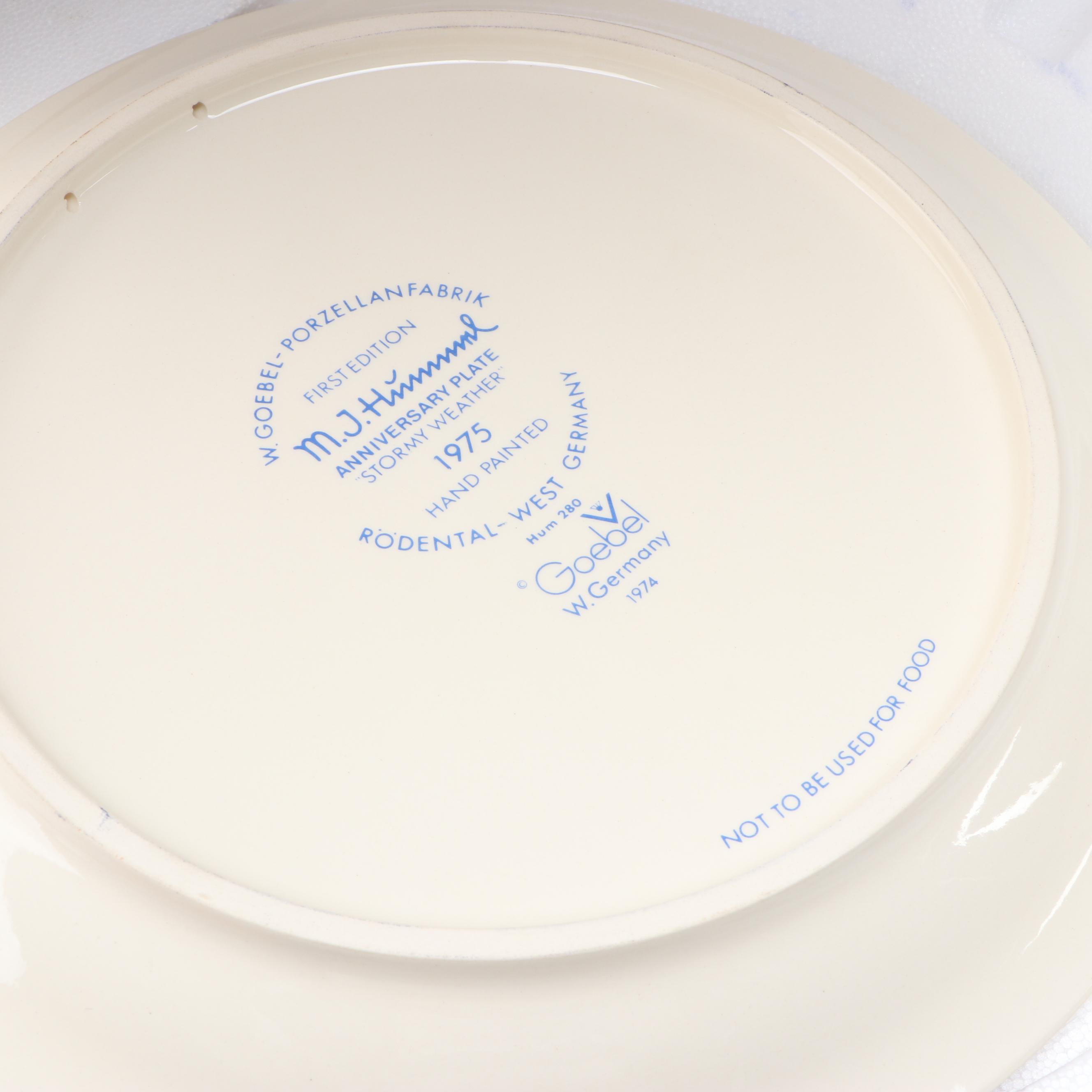 Danbury Mint for Goebel M.I. Hummel Anniversary and Mini Plates