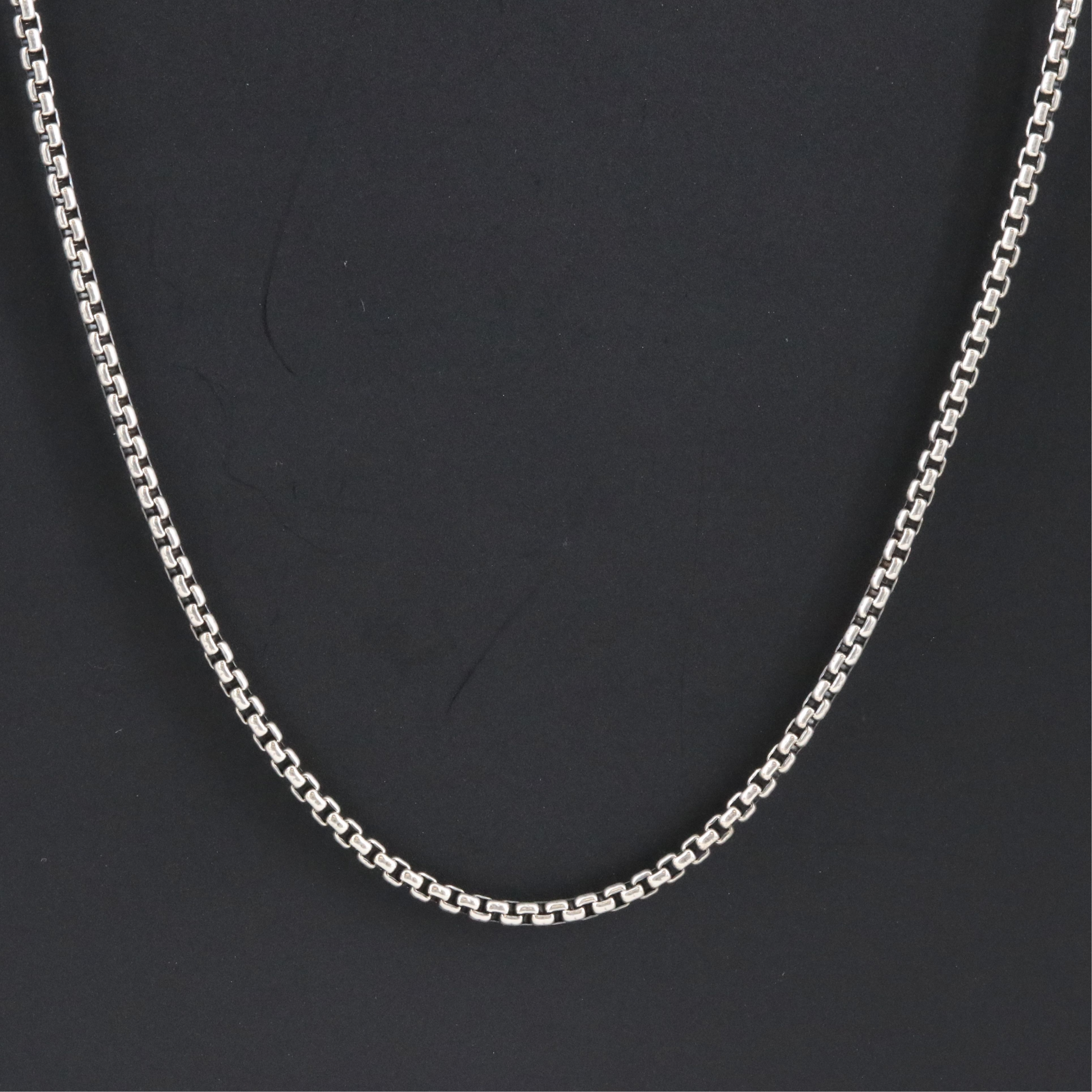 David Yurman Sterling Box Chain Necklace