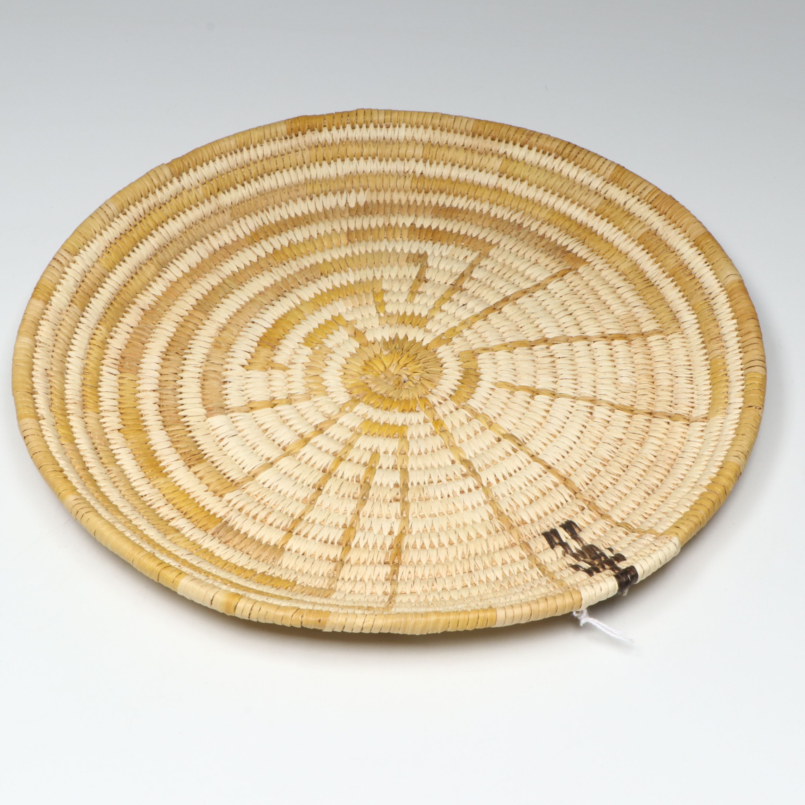 Tohono O'odham "Man in the Maze" Woven Fiber Basket