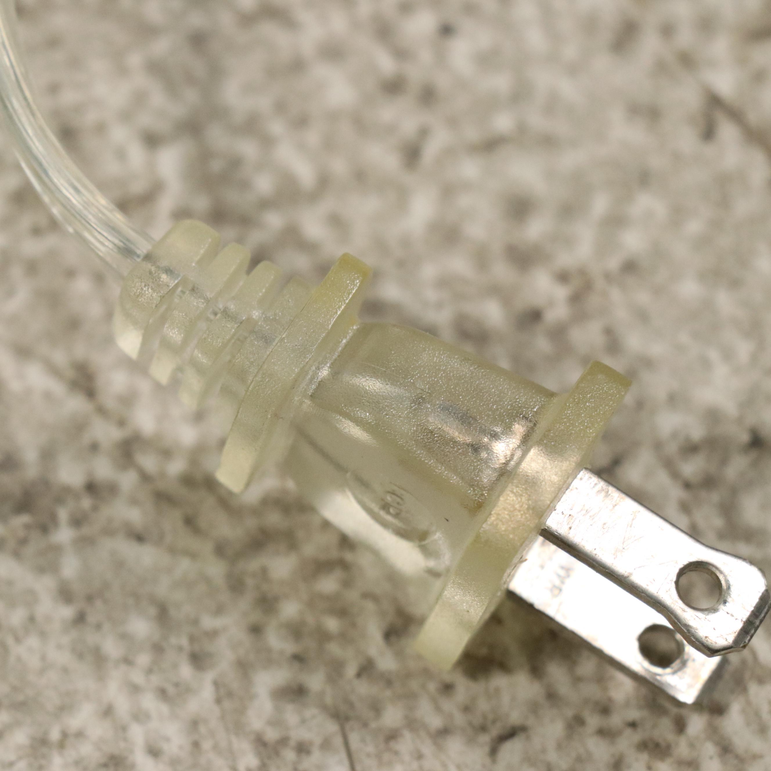 Adesso Trio Stainless Floor Lamp with White Linen Cylinder Shades