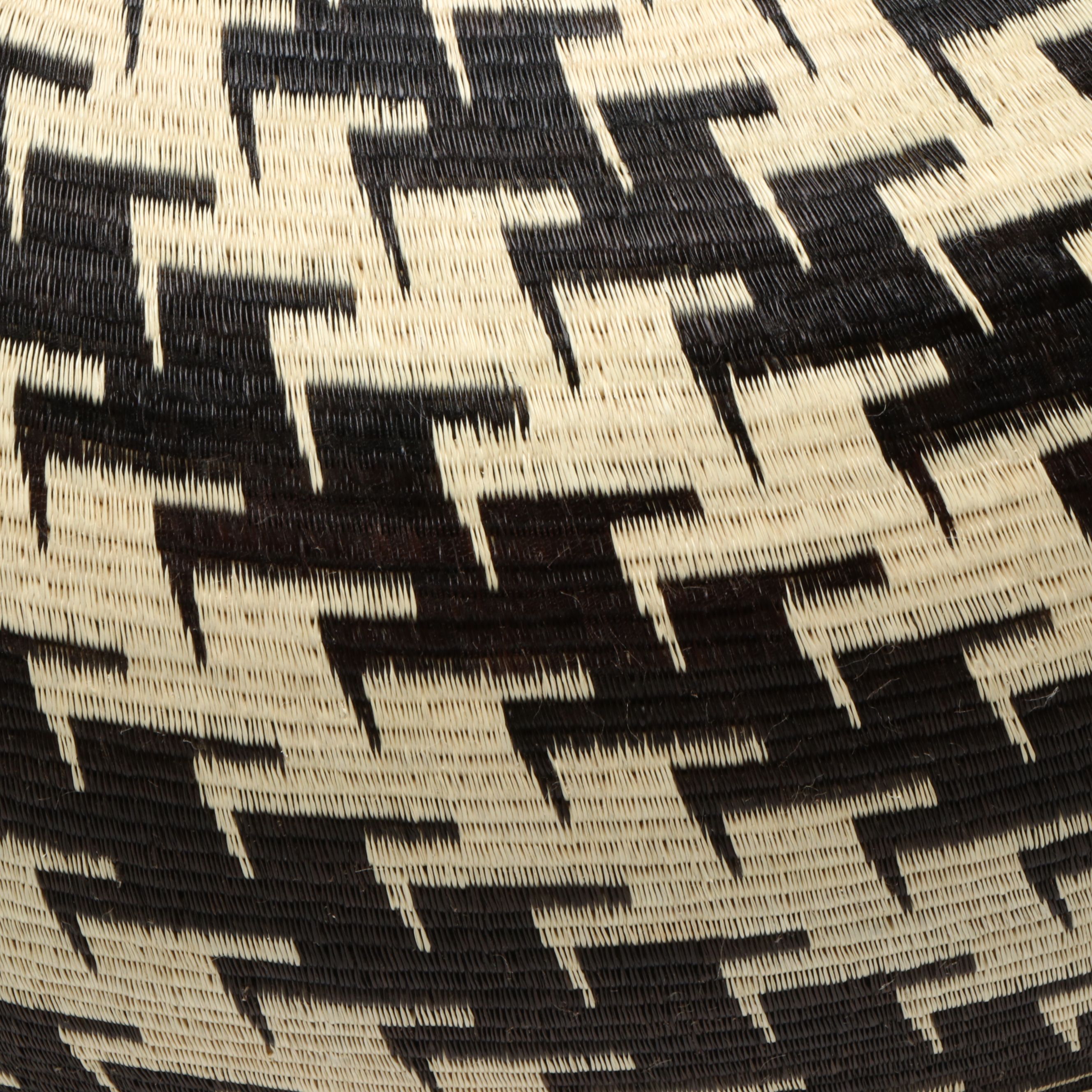 Maria Lena Chocho Emberá-Wounaan Chunga and Nahuala Fiber Basket
