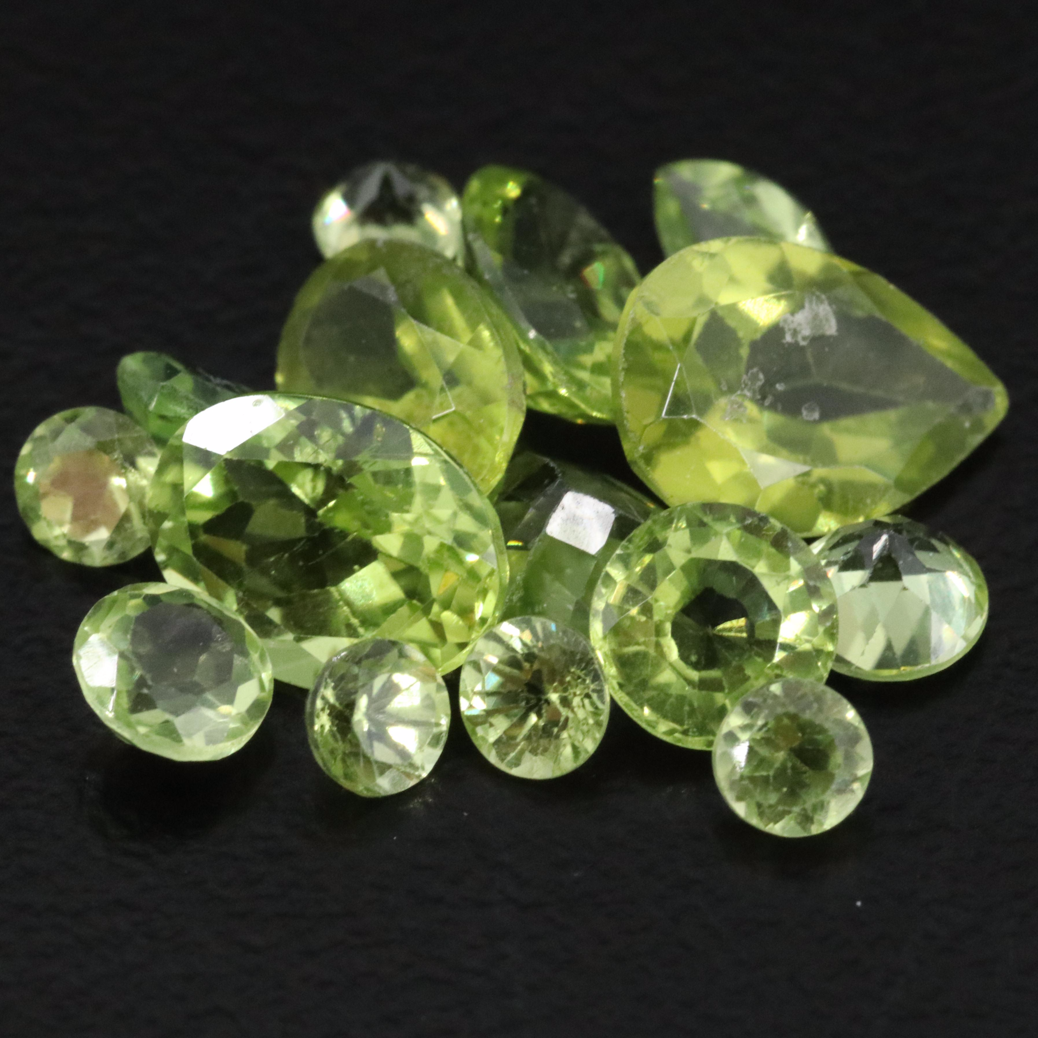 Loose 7.09 CTW Peridots