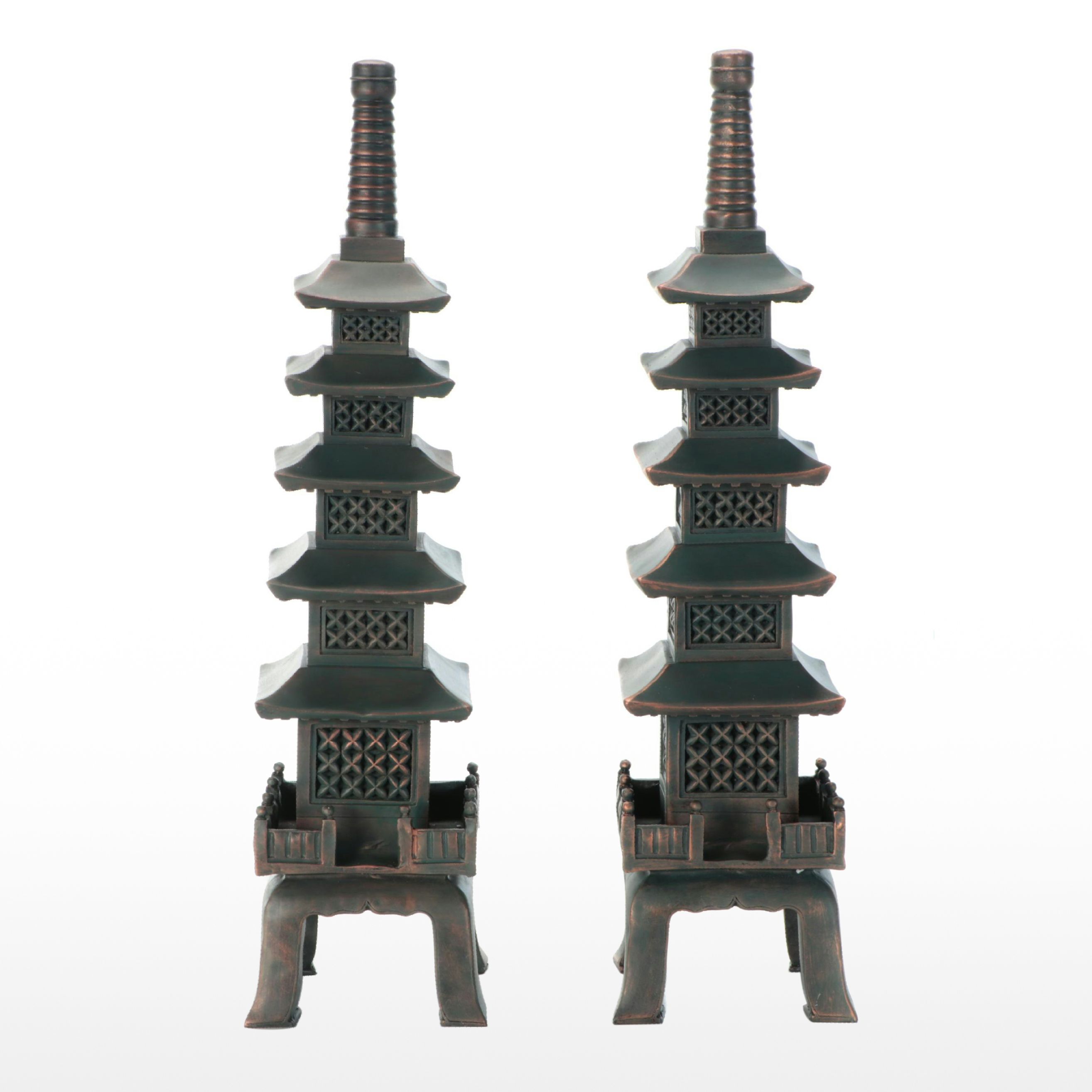 Design Toscano Nara Temple Polyresin Garden Ornaments