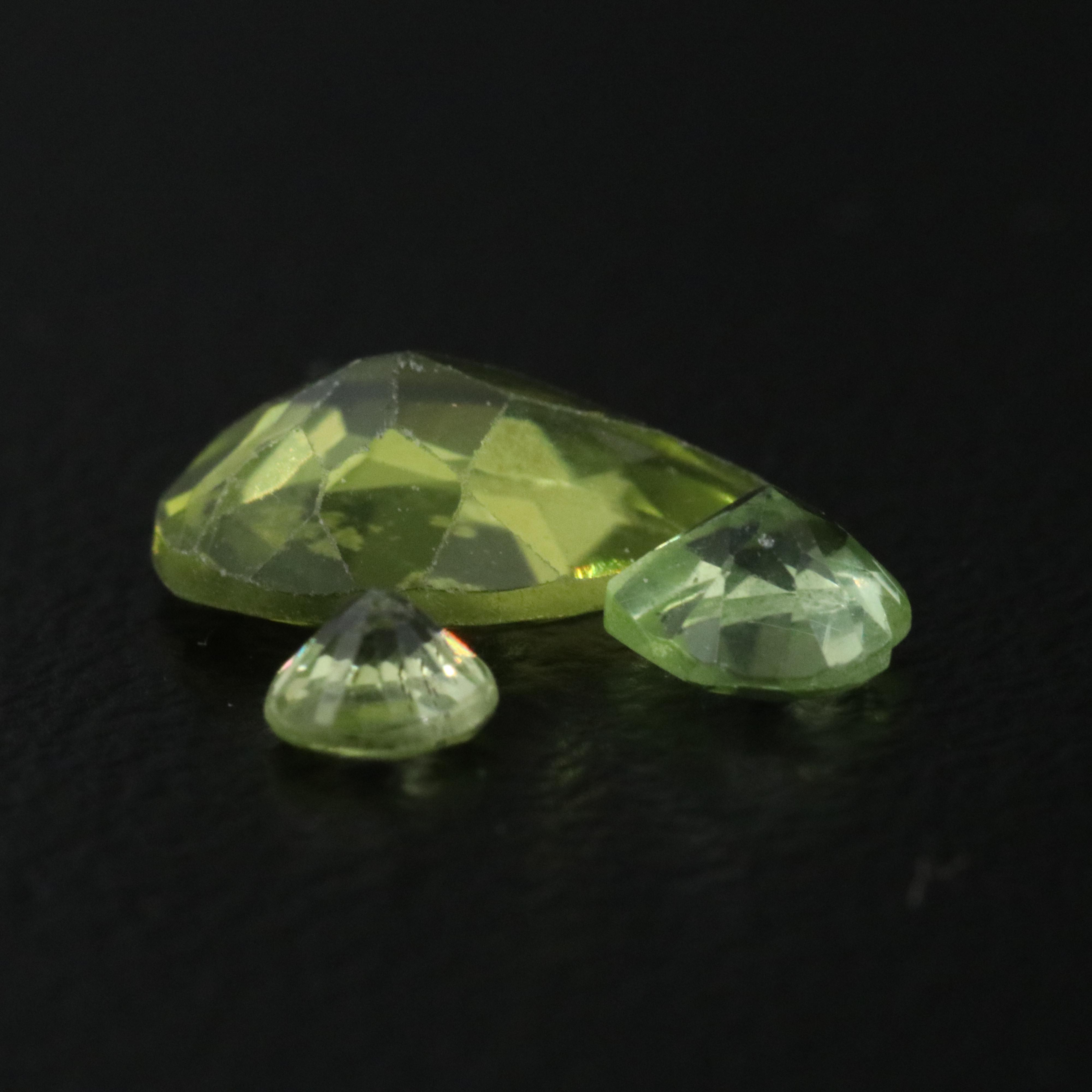 Loose 7.09 CTW Peridots