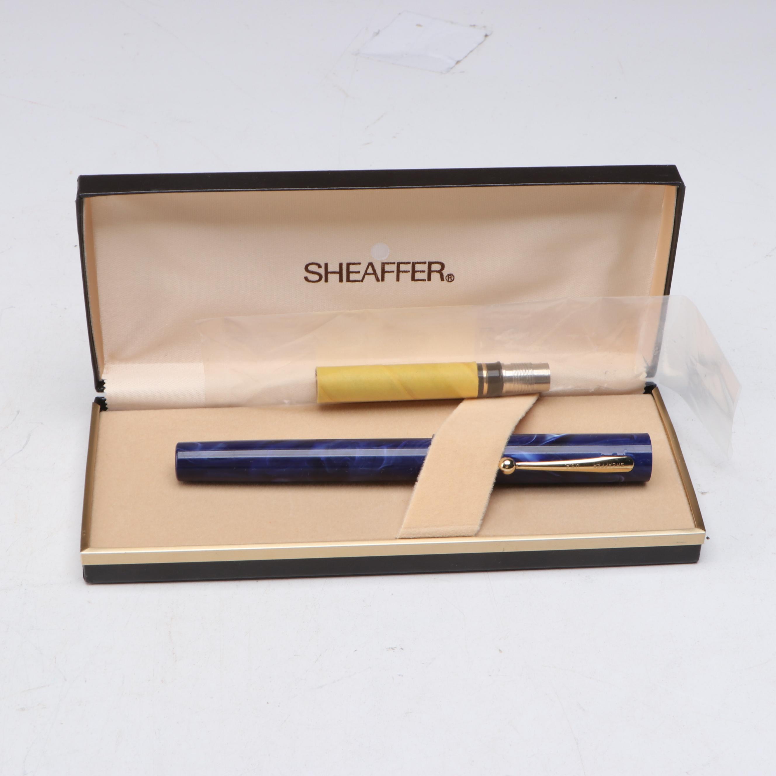 Sheaffer Fountain Pen with Cross, Hallmark and Other Metal Pens