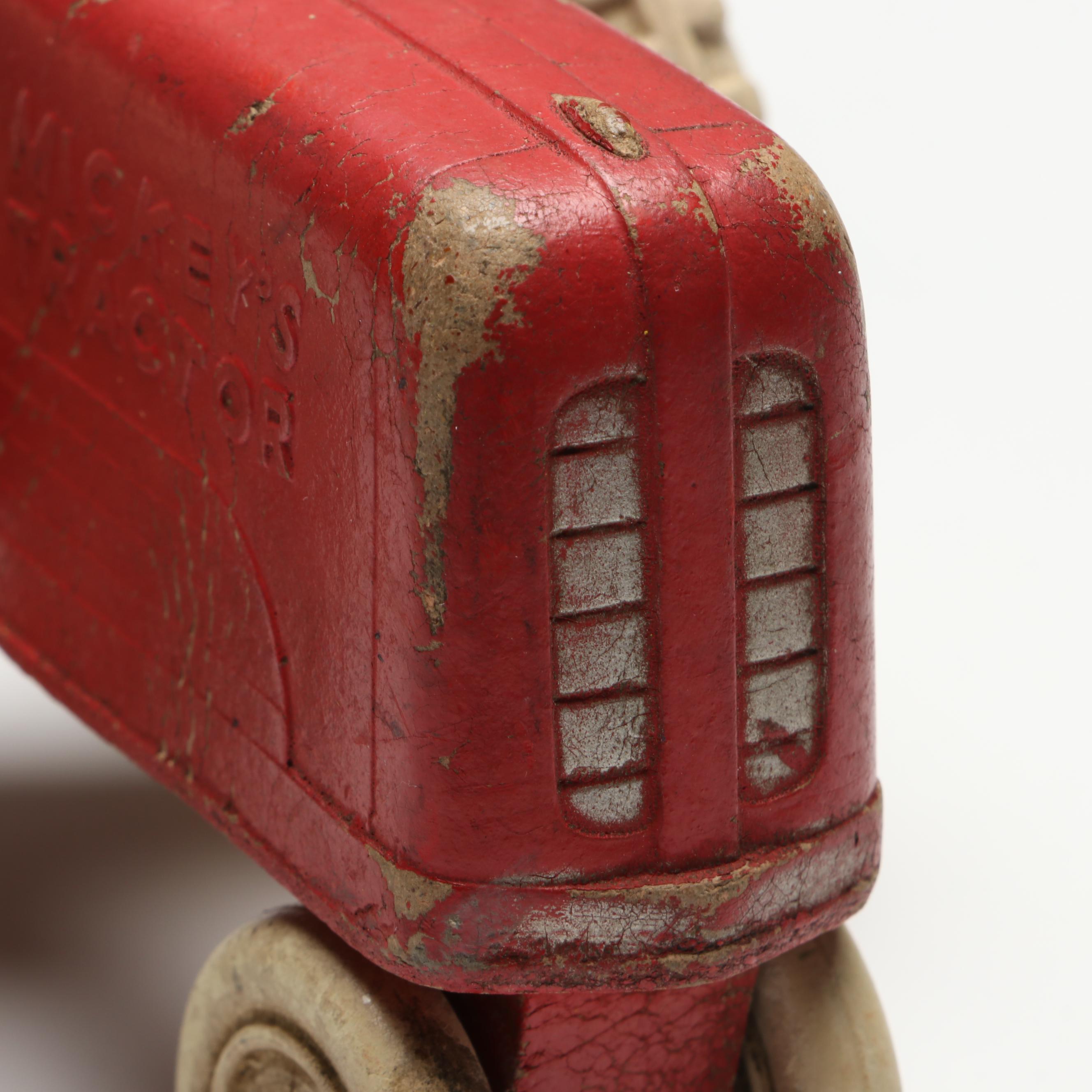 Sun Rubber Co. "Mickey's Tractor" Toy, 1930s