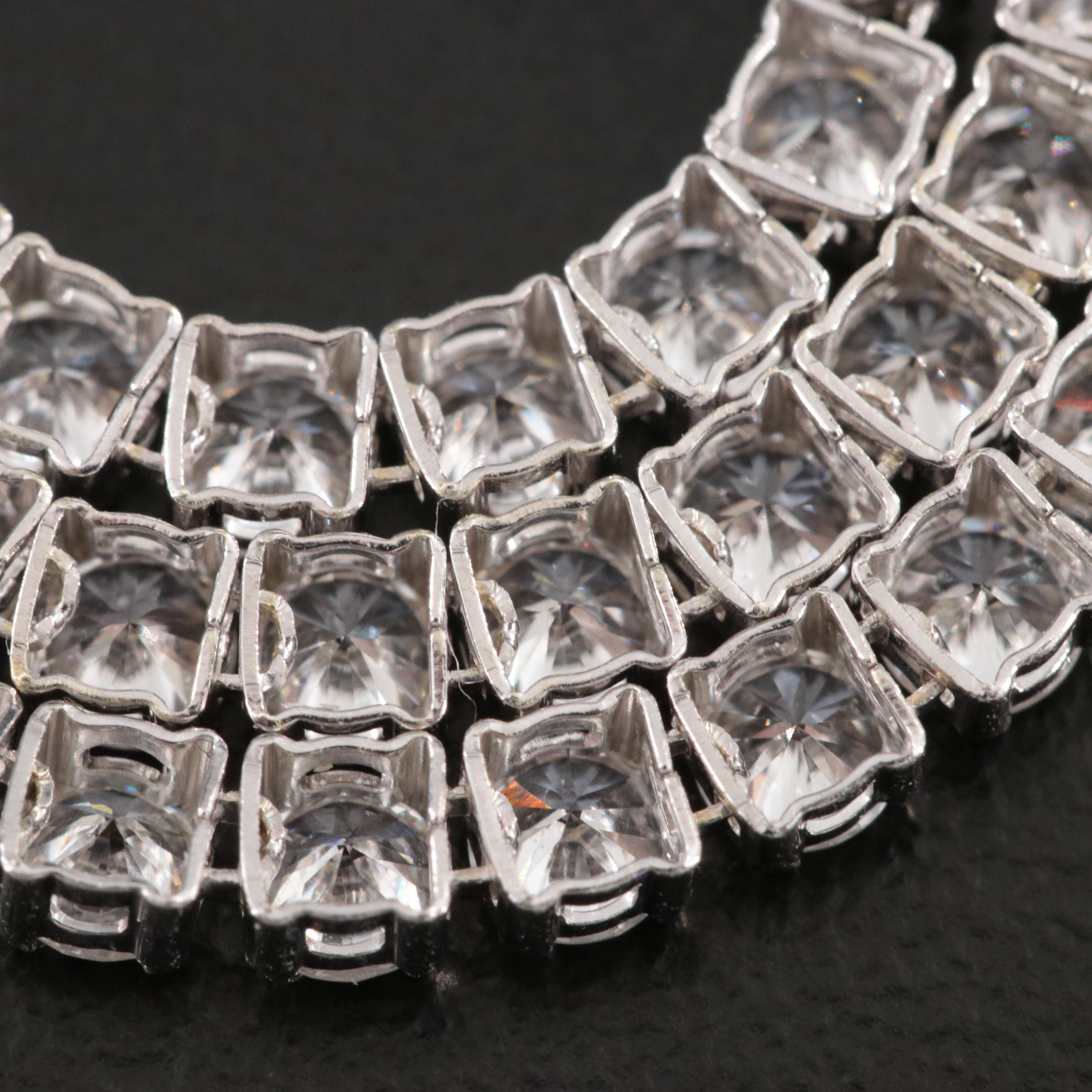 14K 4.36 CTW Lab Grown Diamond Line Bracelet with IGI Jewelry Report