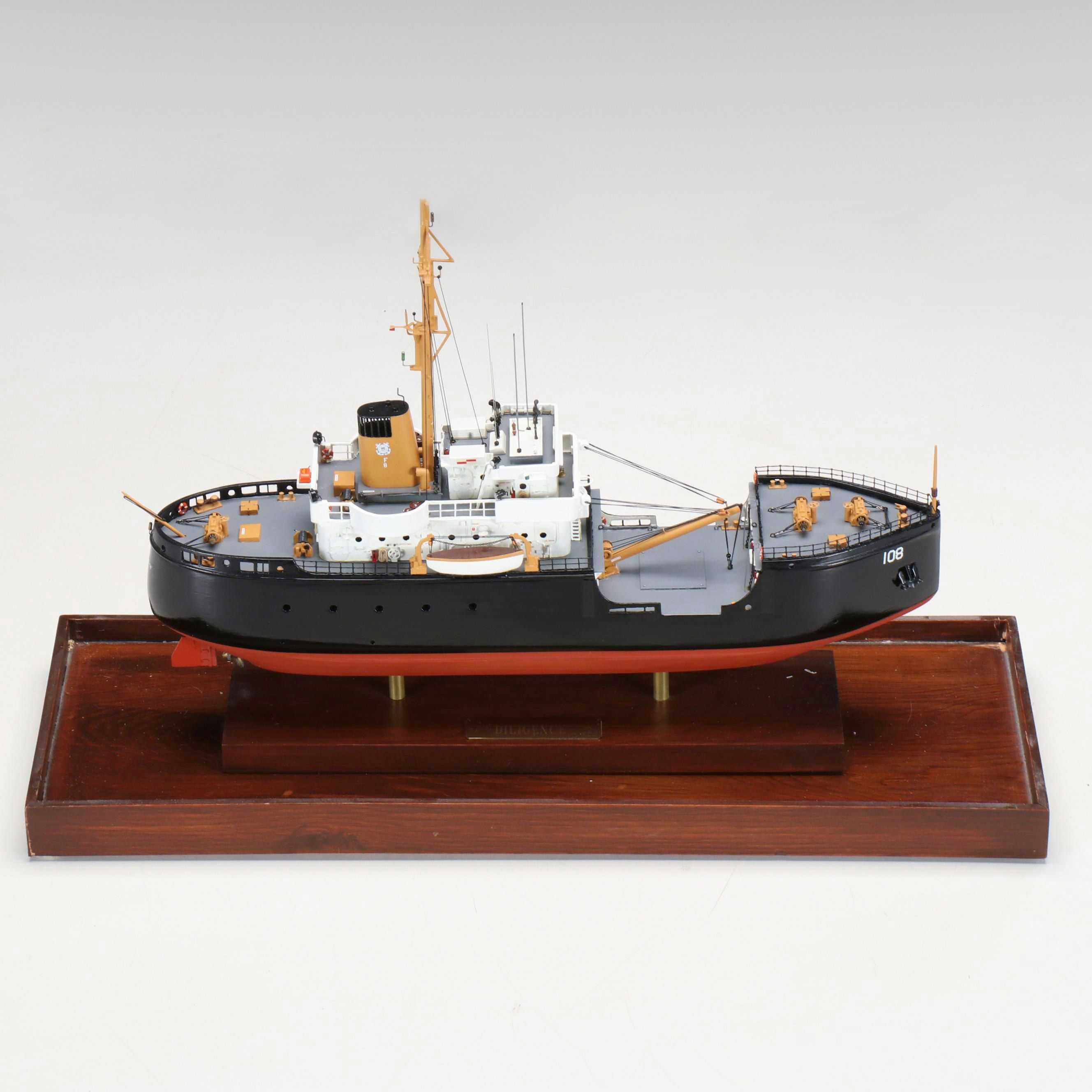 Handcrafted "Diligence" Wooden Model Ship