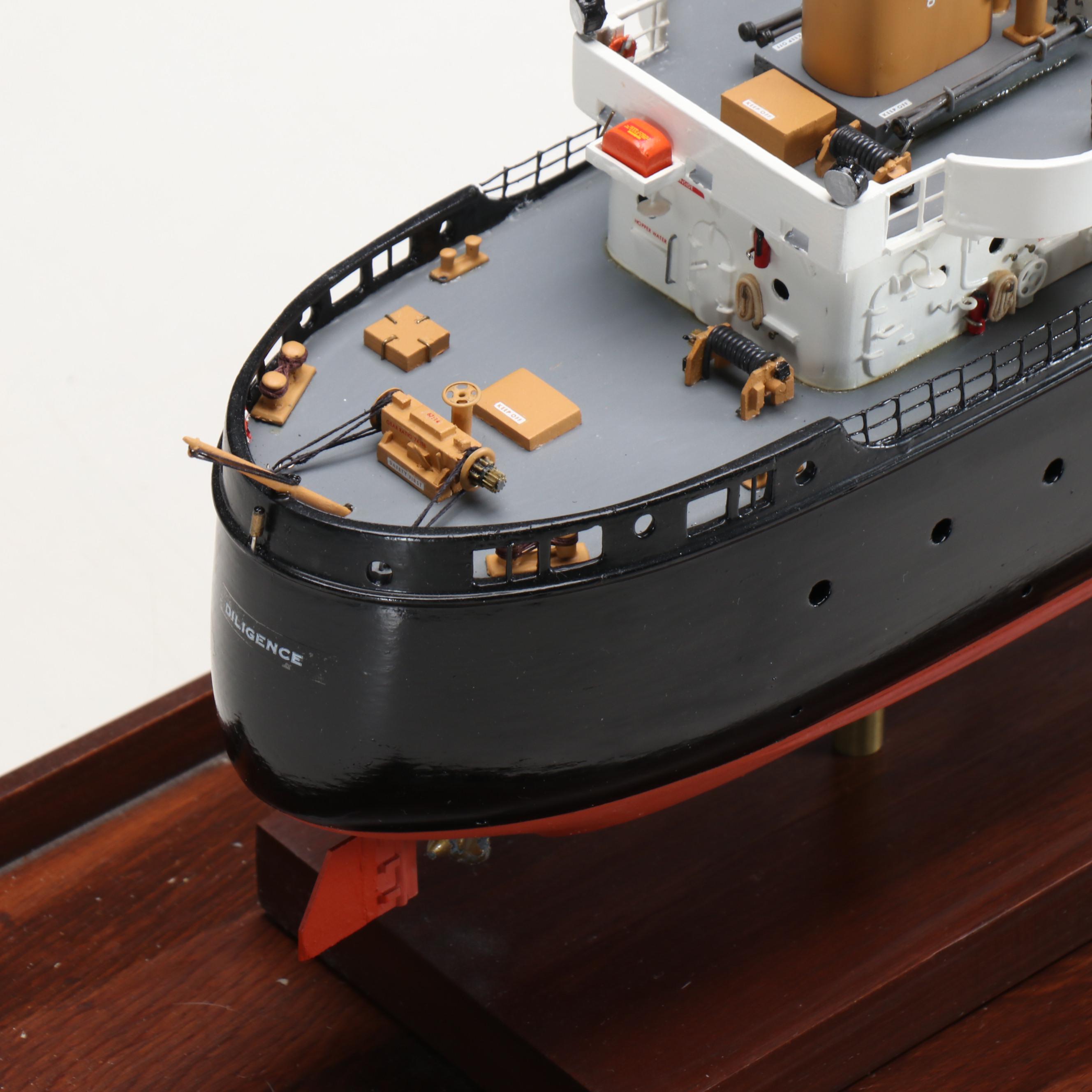 Handcrafted "Diligence" Wooden Model Ship