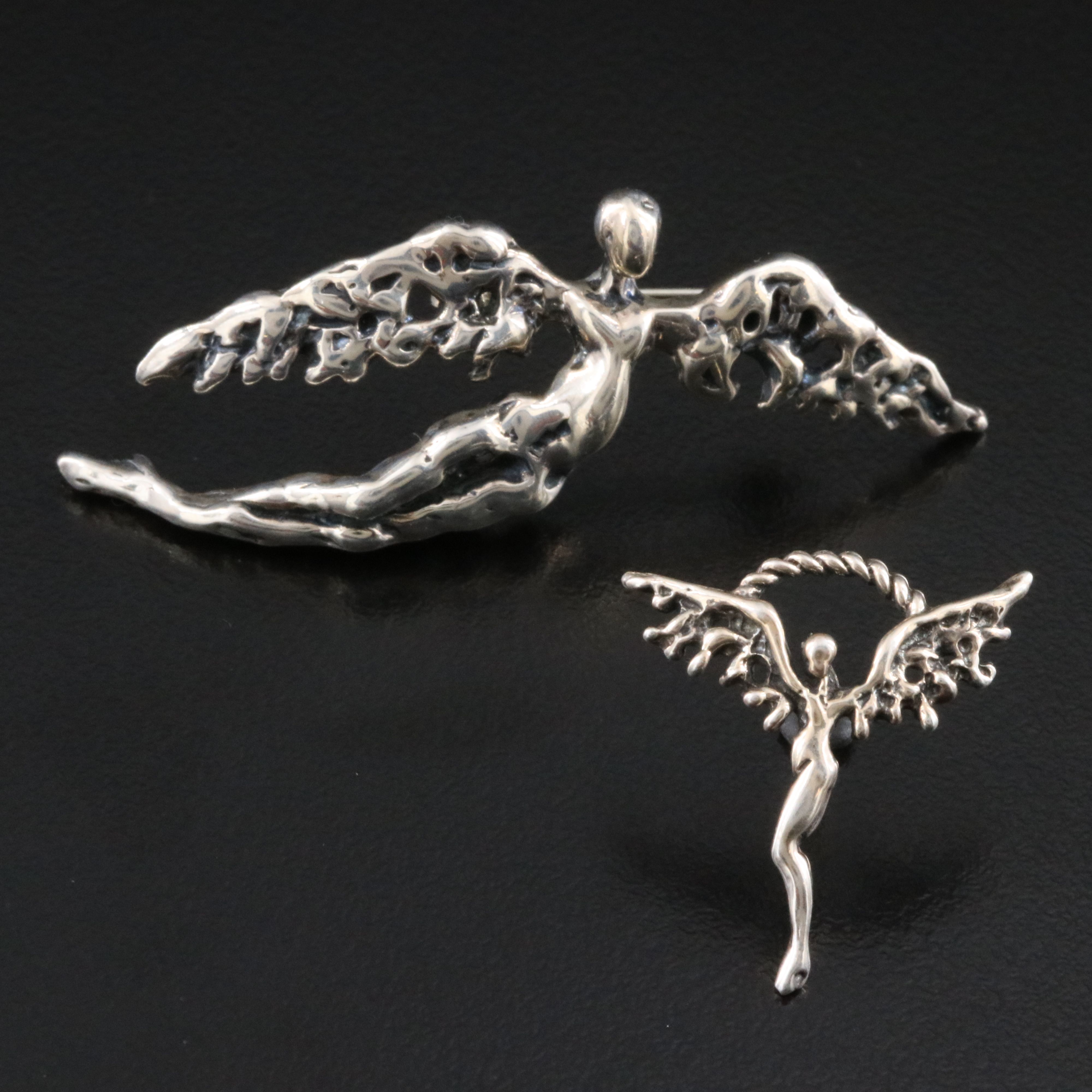 David Yurman Sterling Angel Pins