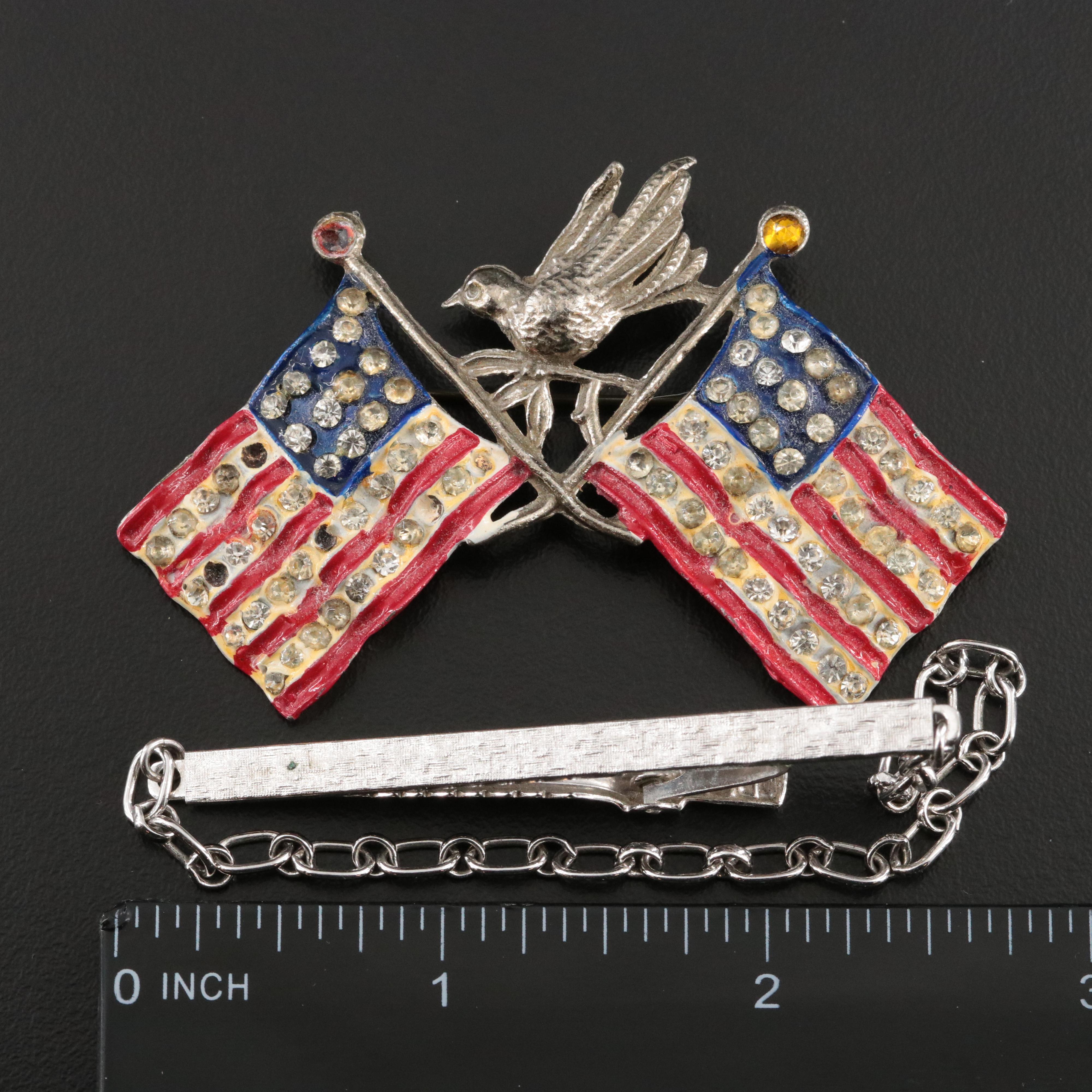 American Legion of Illinois and Lincoln Pins Featured in Vintage Jewelry