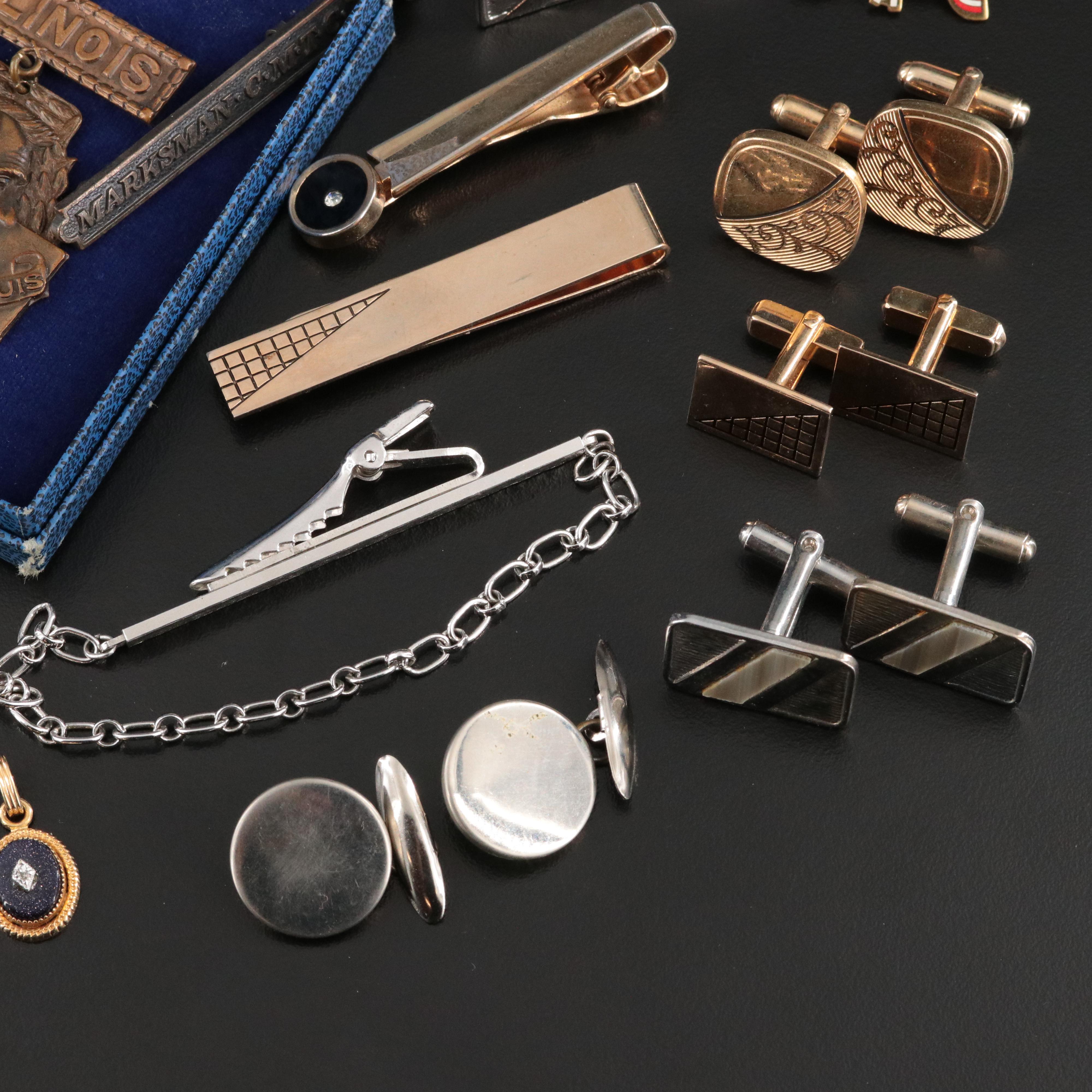 American Legion of Illinois and Lincoln Pins Featured in Vintage Jewelry