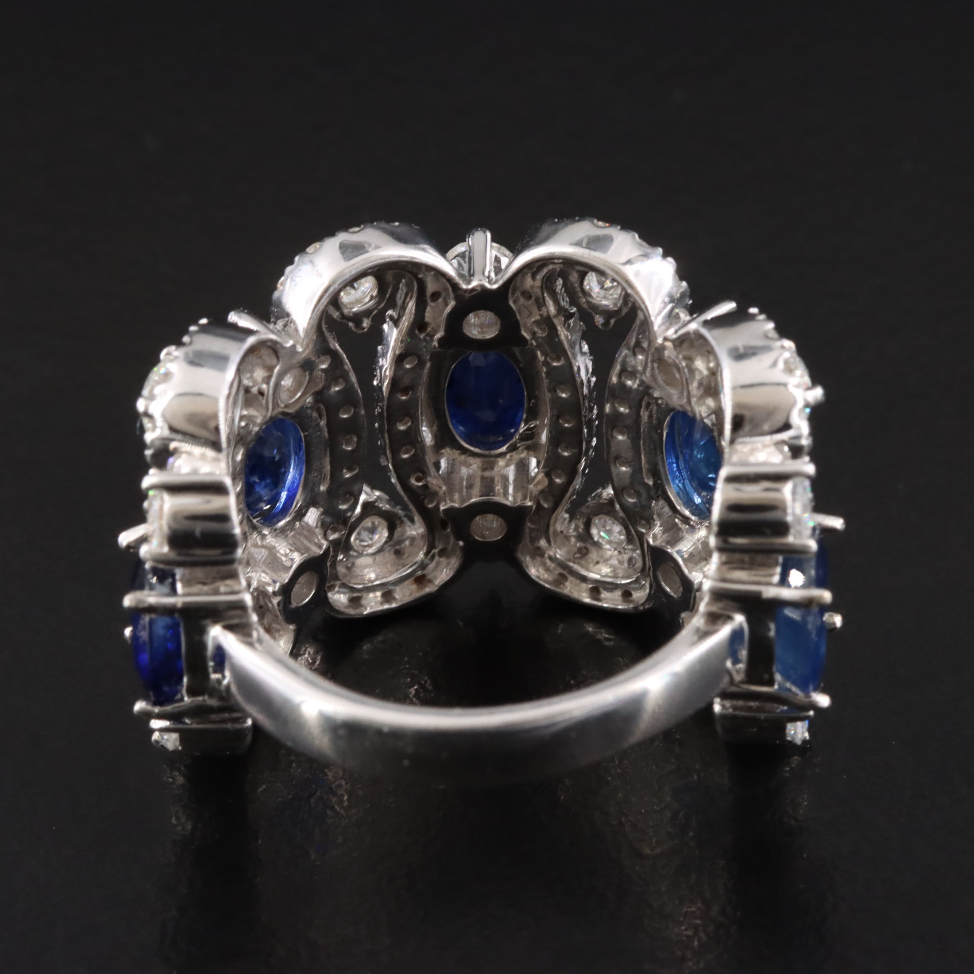 14K Sapphire and 2.34 CTW Diamond Ring