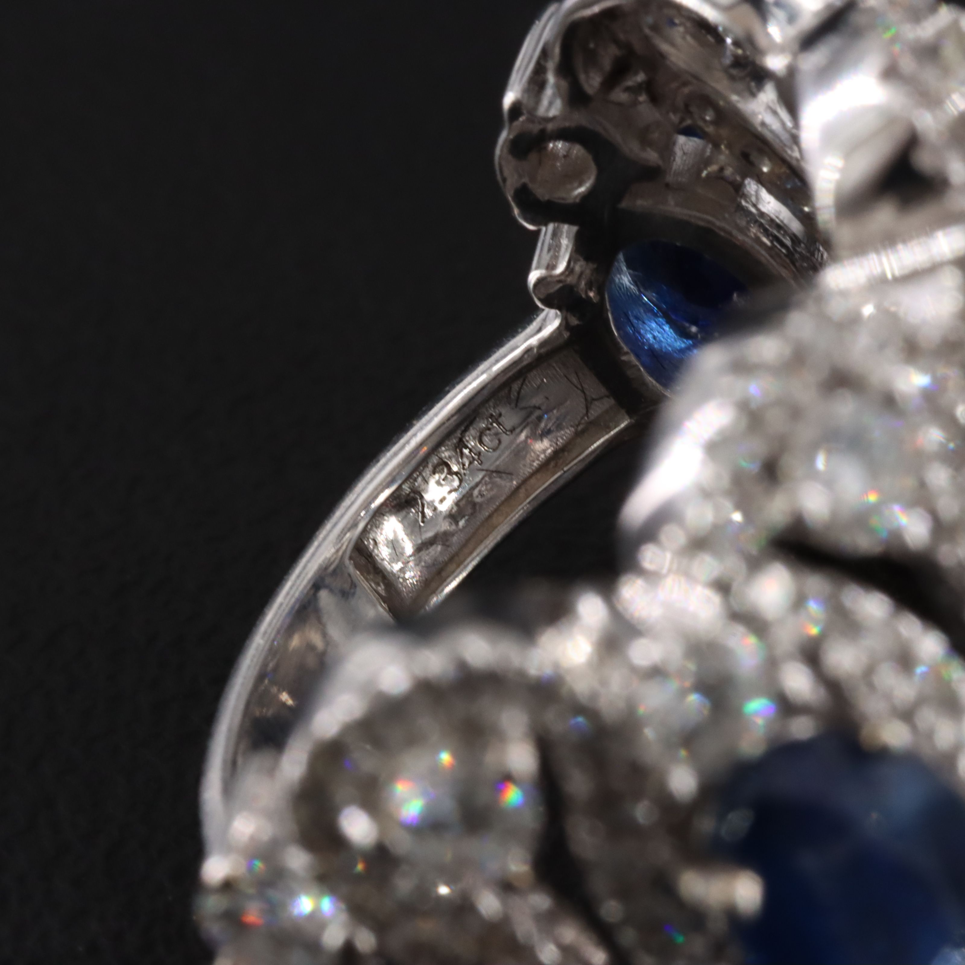 14K Sapphire and 2.34 CTW Diamond Ring