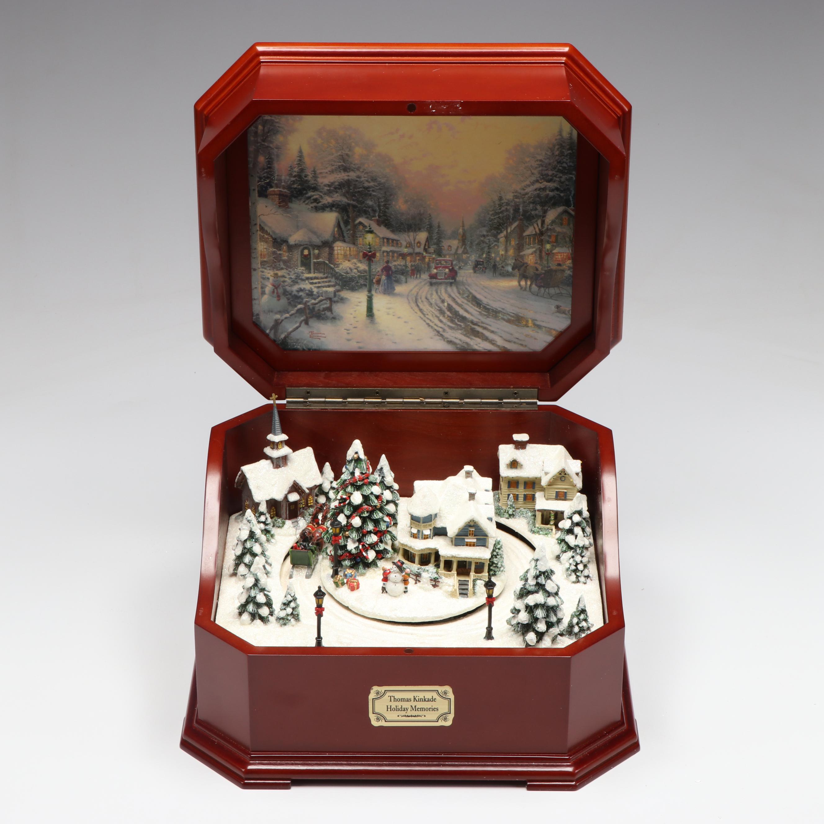 Ardleigh Elliott "Thomas Kinkade Holiday Memories" Music Box