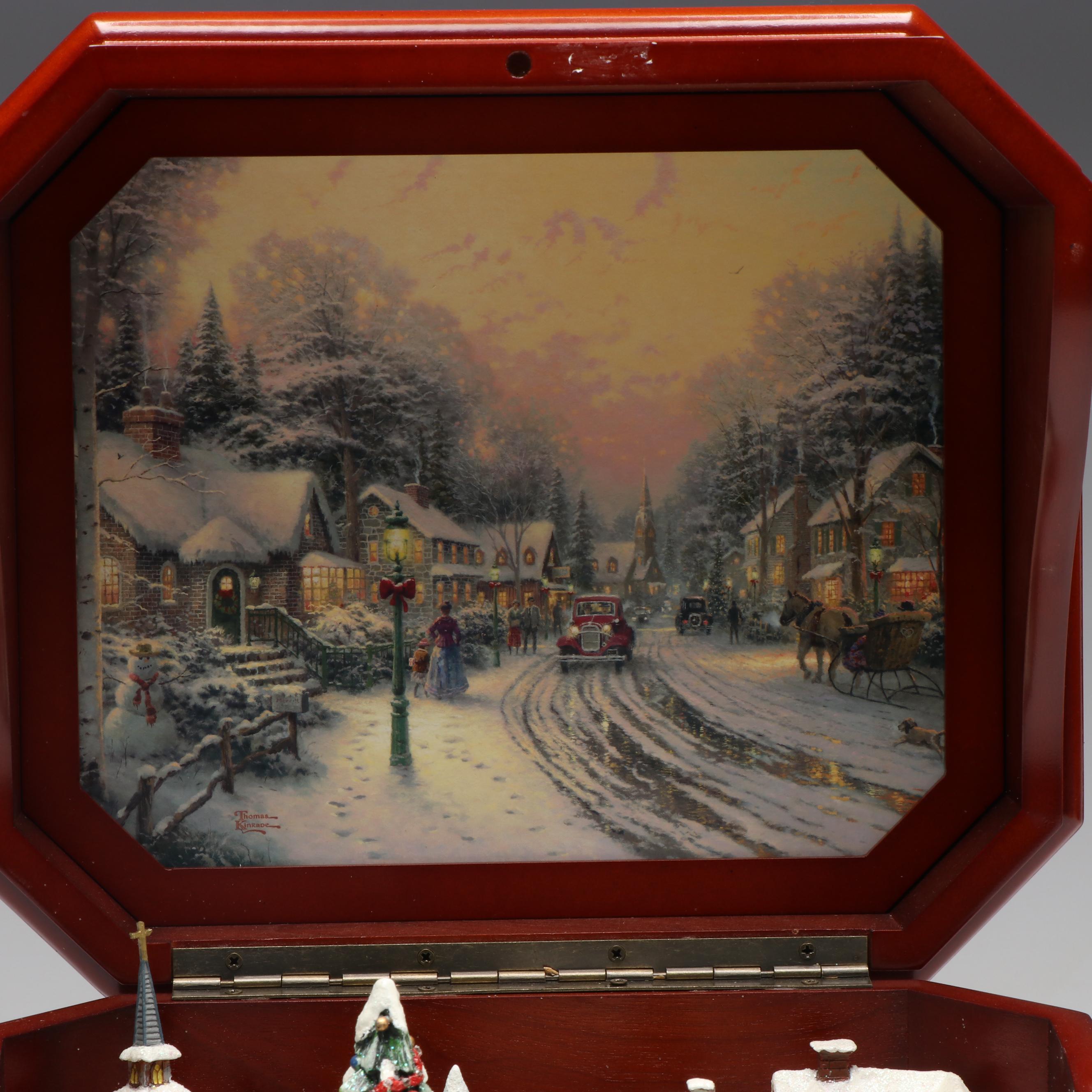 Ardleigh Elliott "Thomas Kinkade Holiday Memories" Music Box