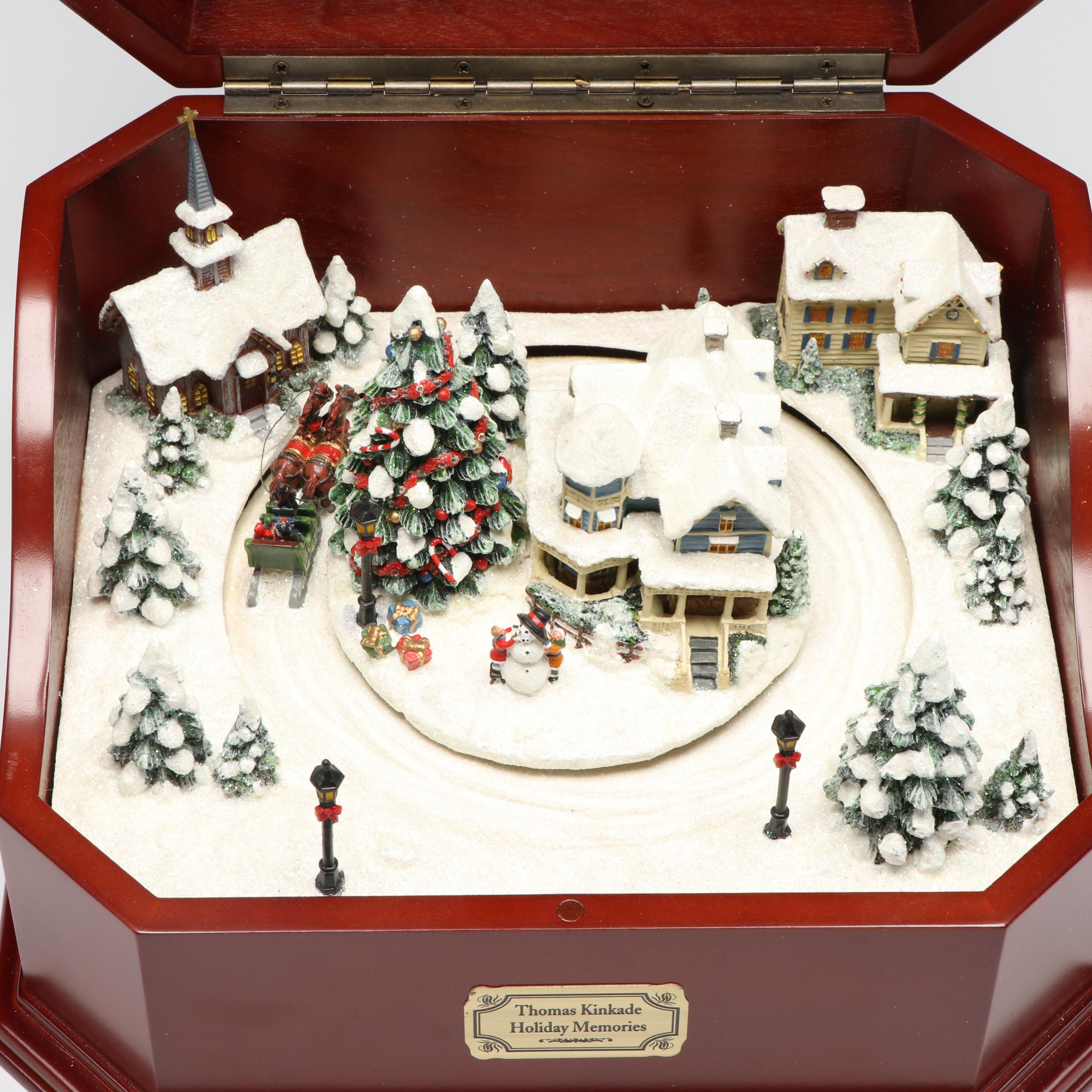 Ardleigh Elliott "Thomas Kinkade Holiday Memories" Music Box
