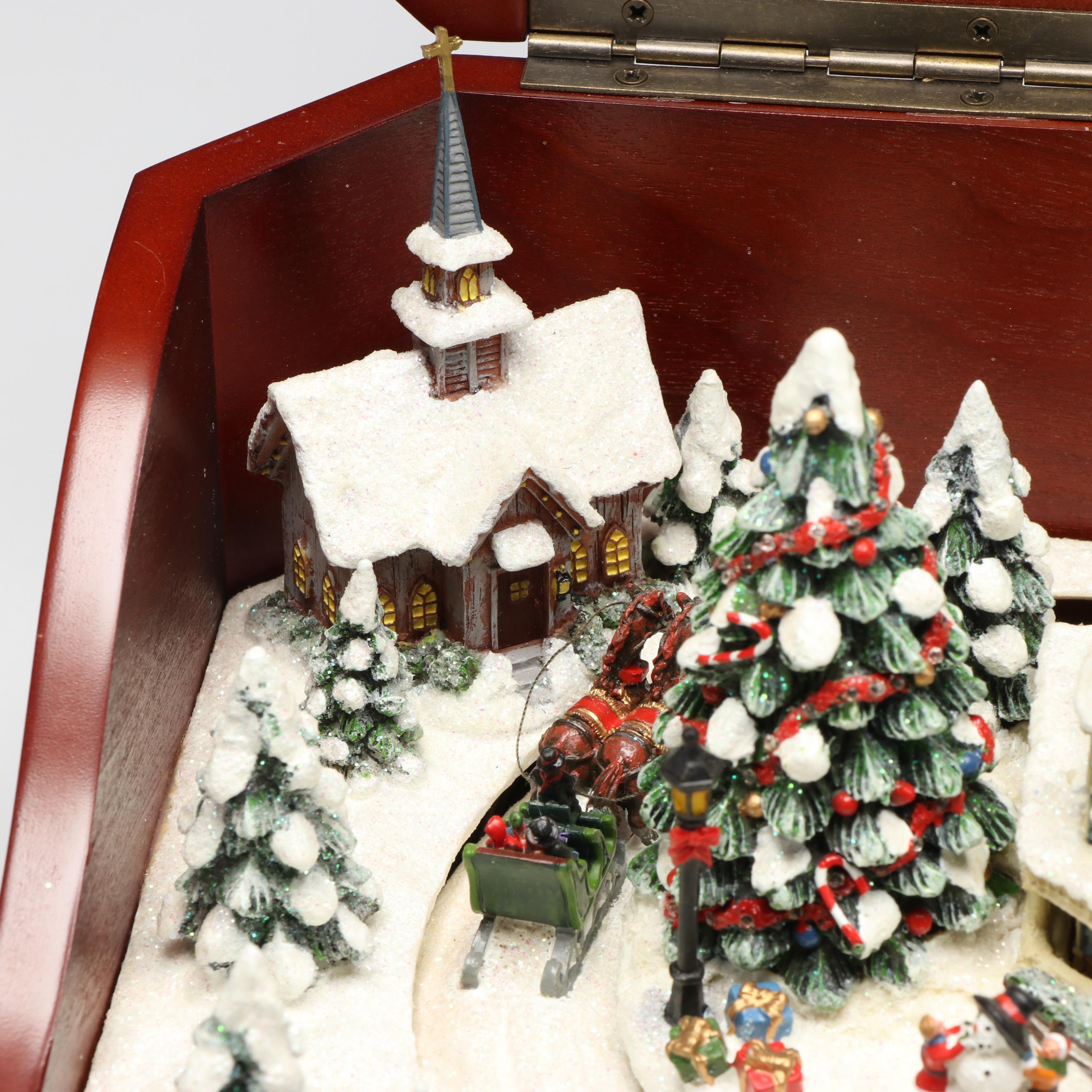 Ardleigh Elliott "Thomas Kinkade Holiday Memories" Music Box