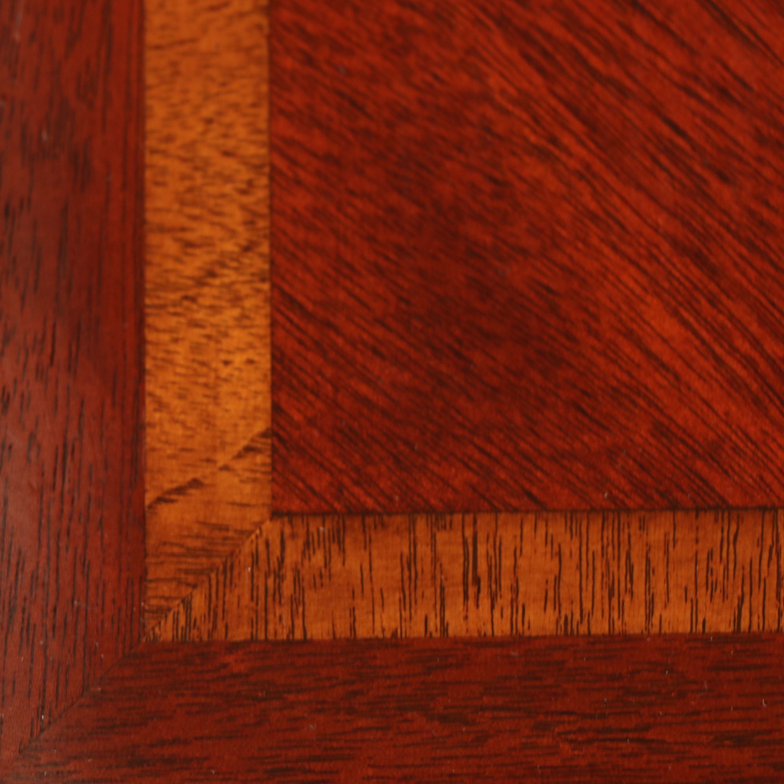 Lane Furniture Mahogany Campaign Style Side Table