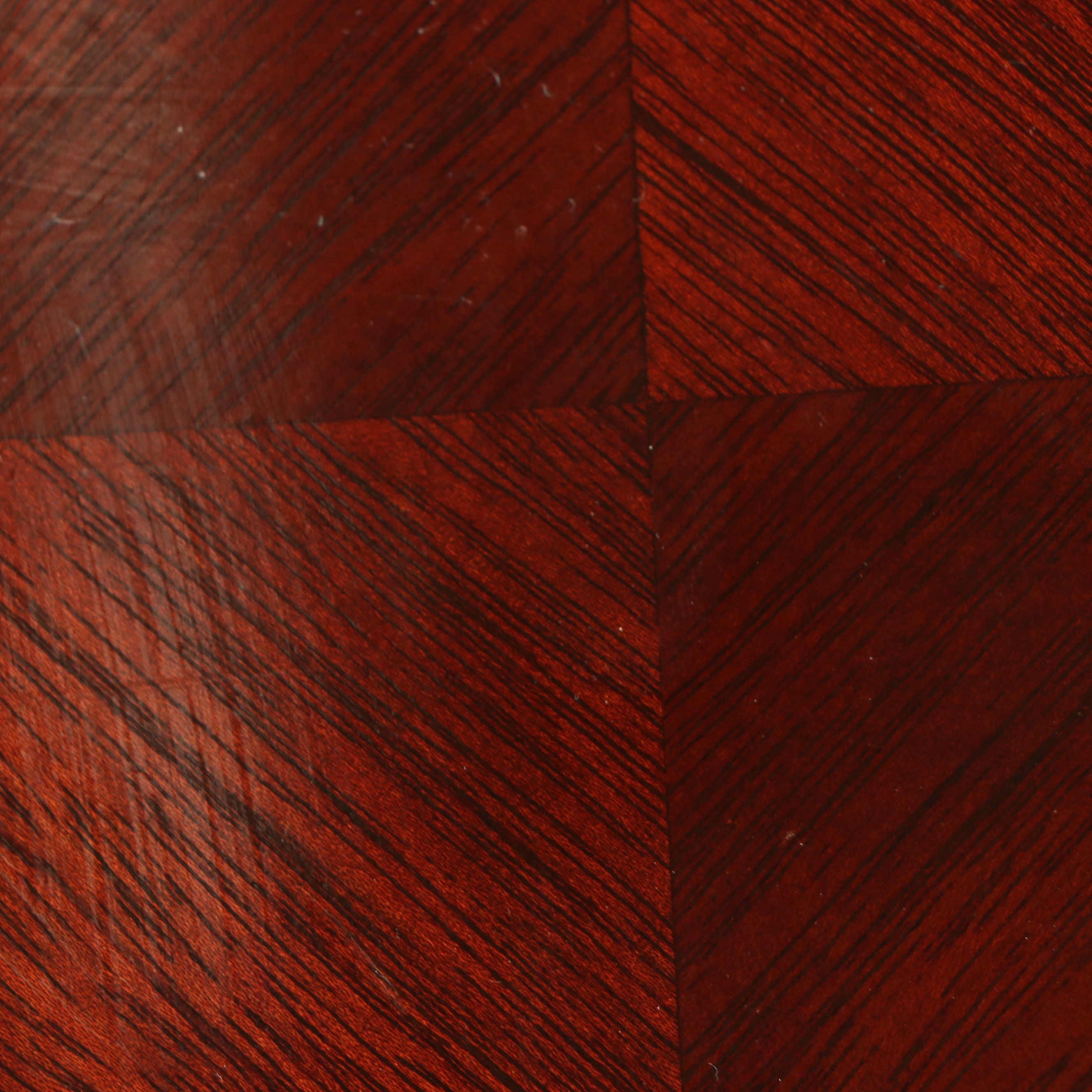 Lane Furniture Mahogany Campaign Style Side Table