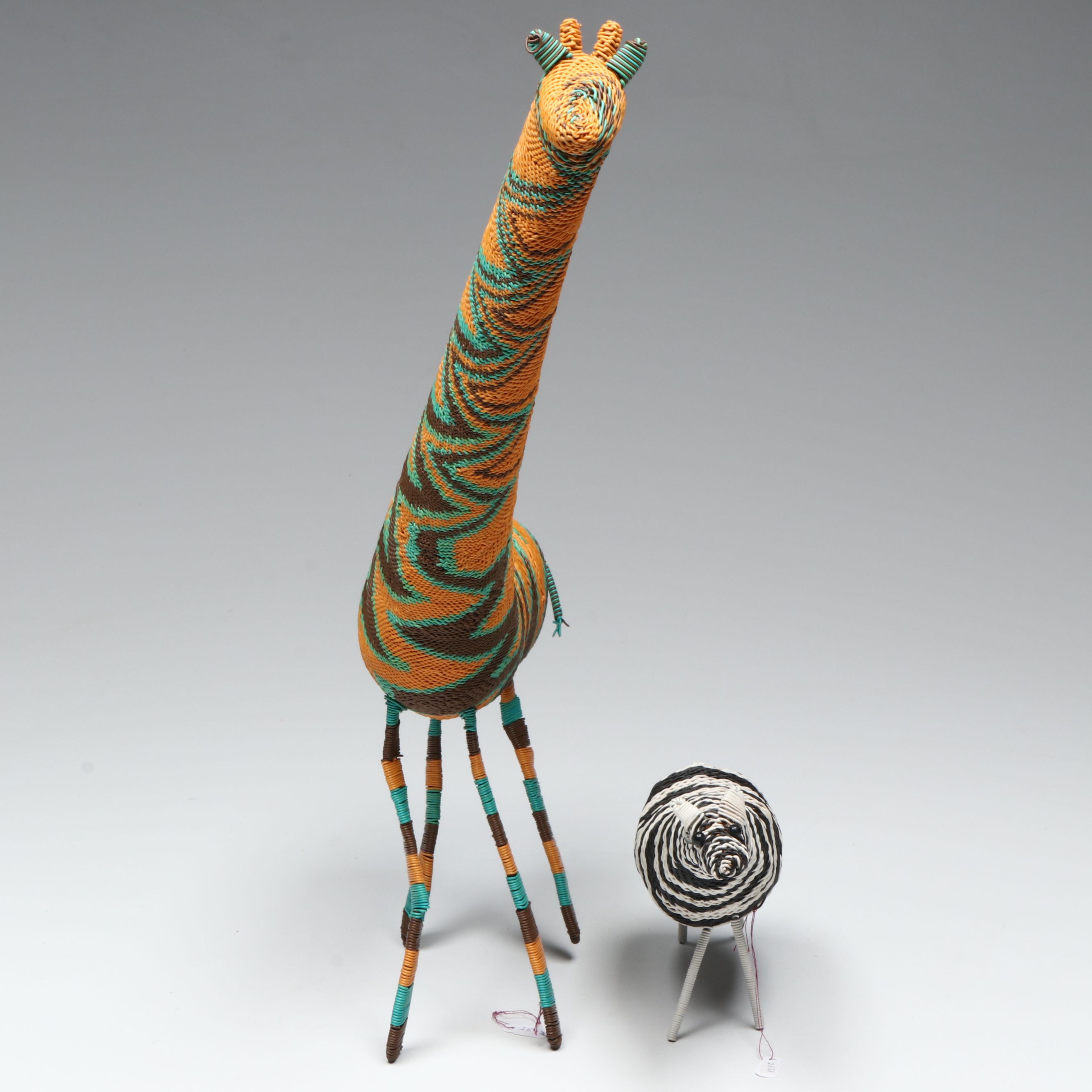 Zulu Telephone Wire Giraffe and Zebra