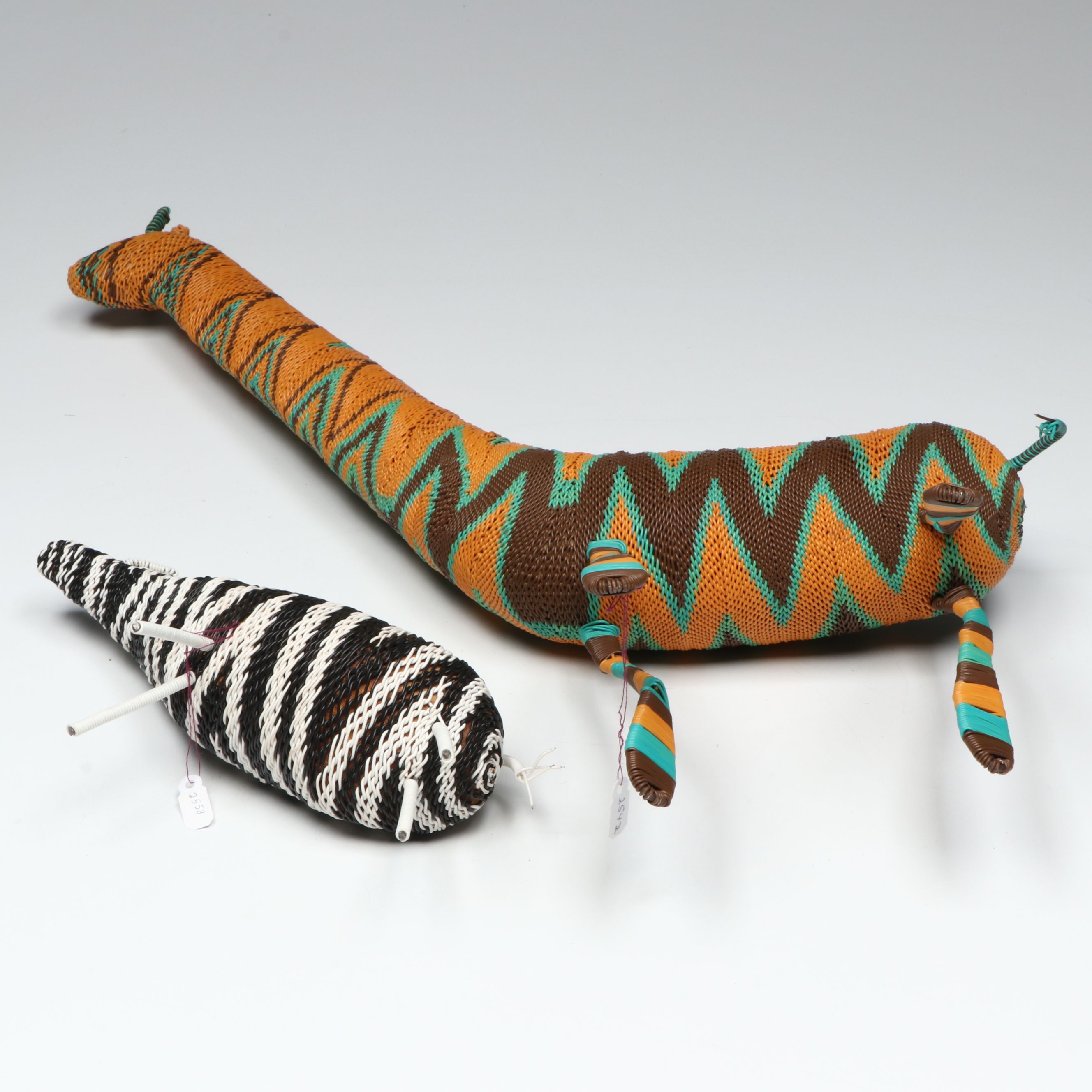 Zulu Telephone Wire Giraffe and Zebra