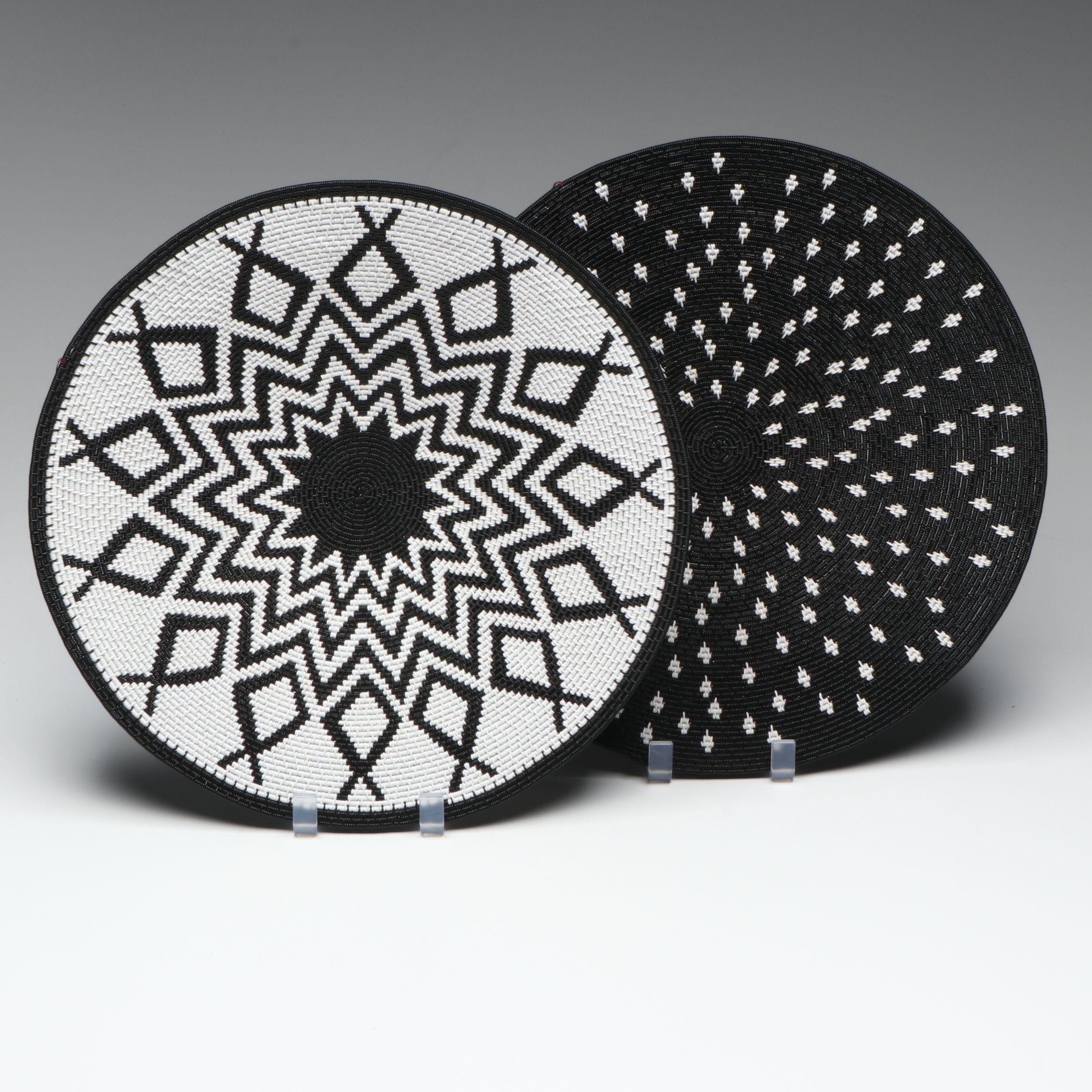 Zulu Artisan Crafted Round Telephone Wire Baskets