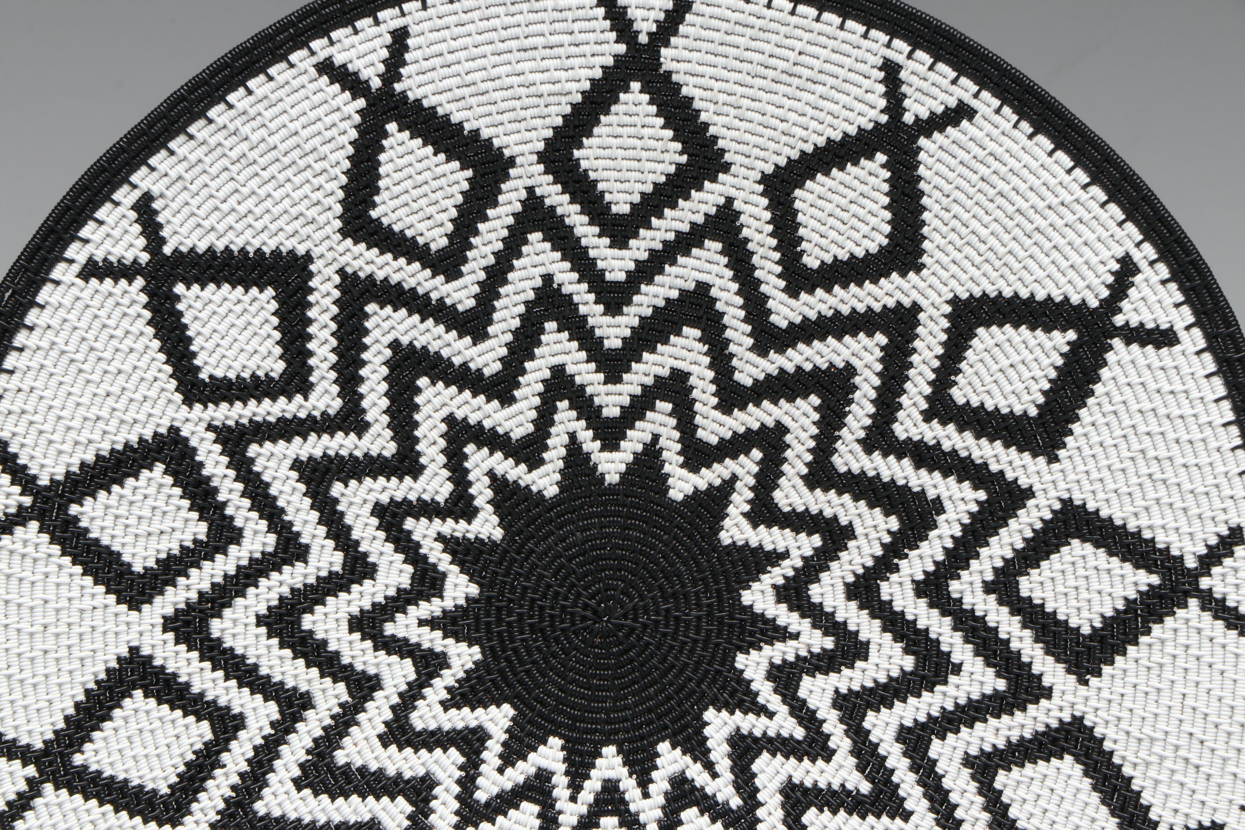 Zulu Artisan Crafted Round Telephone Wire Baskets