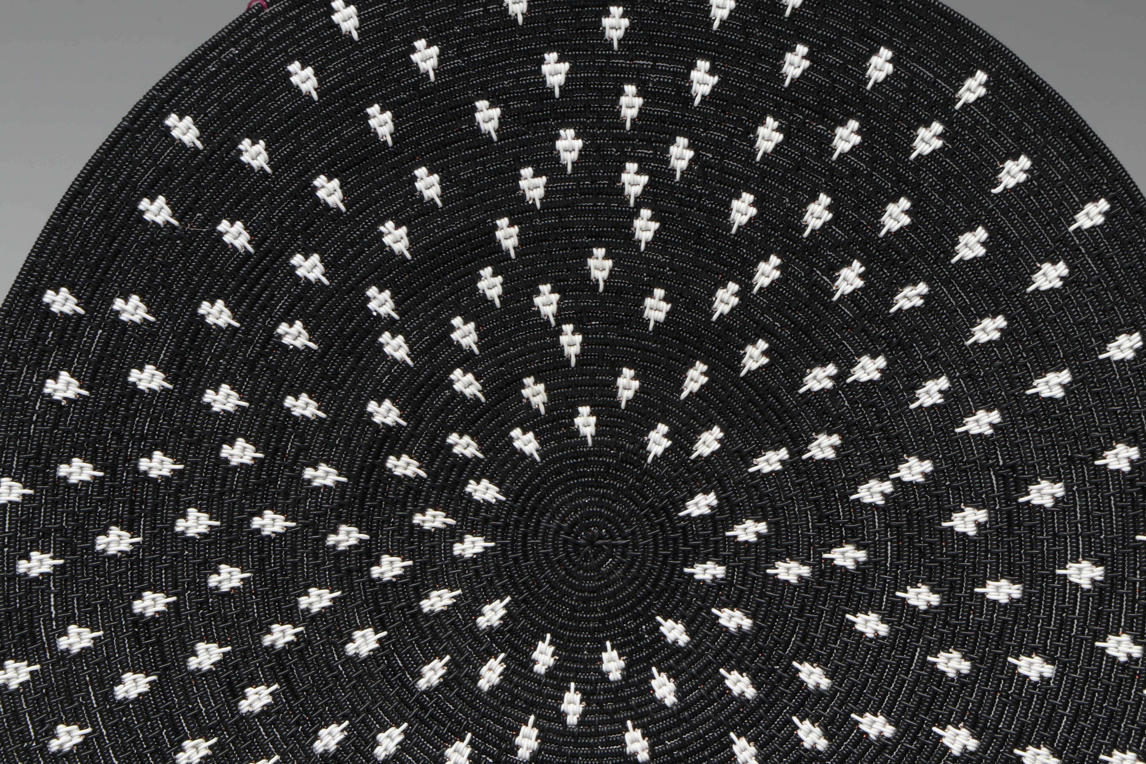 Zulu Artisan Crafted Round Telephone Wire Baskets