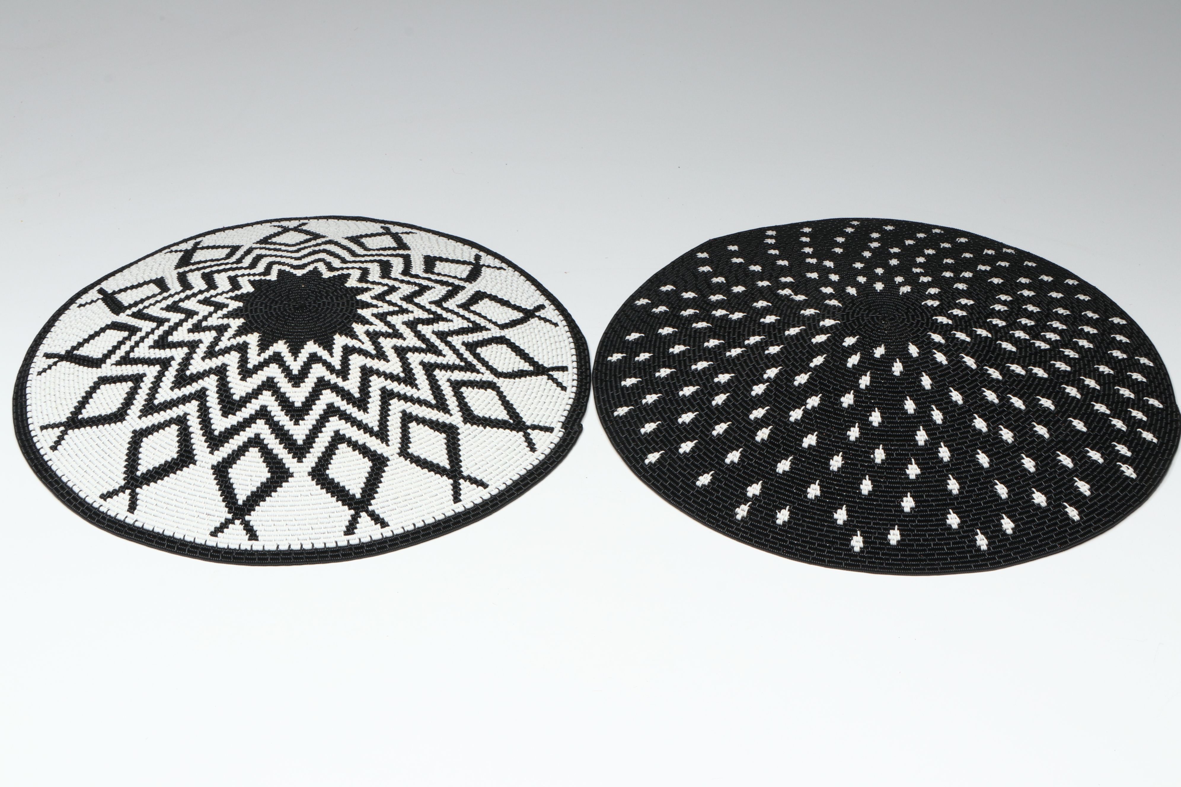 Zulu Artisan Crafted Round Telephone Wire Baskets