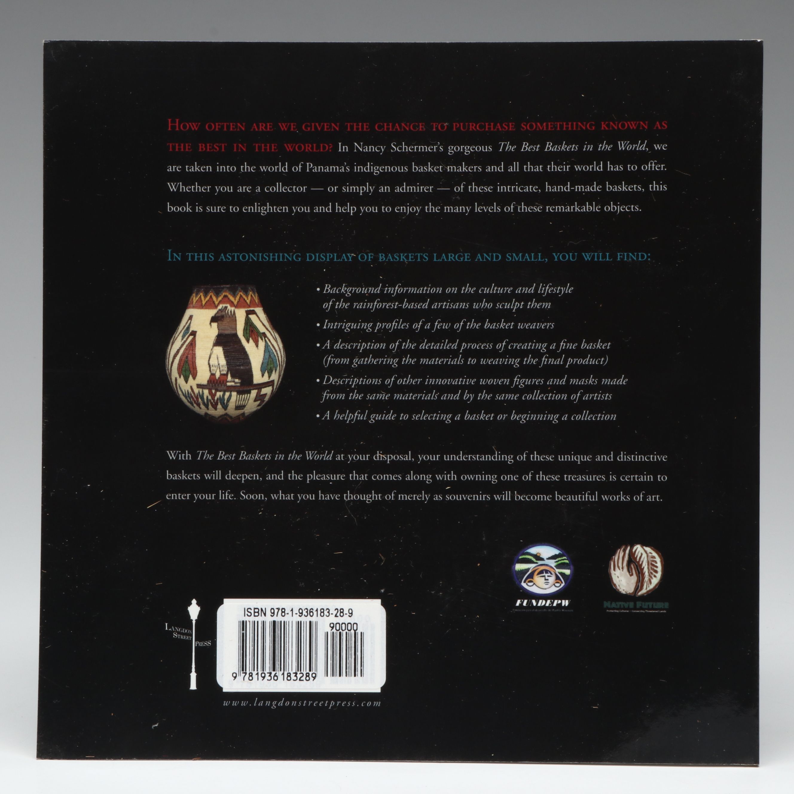 Panamanian Emberá-Wounaan Chunga Fiber Basket