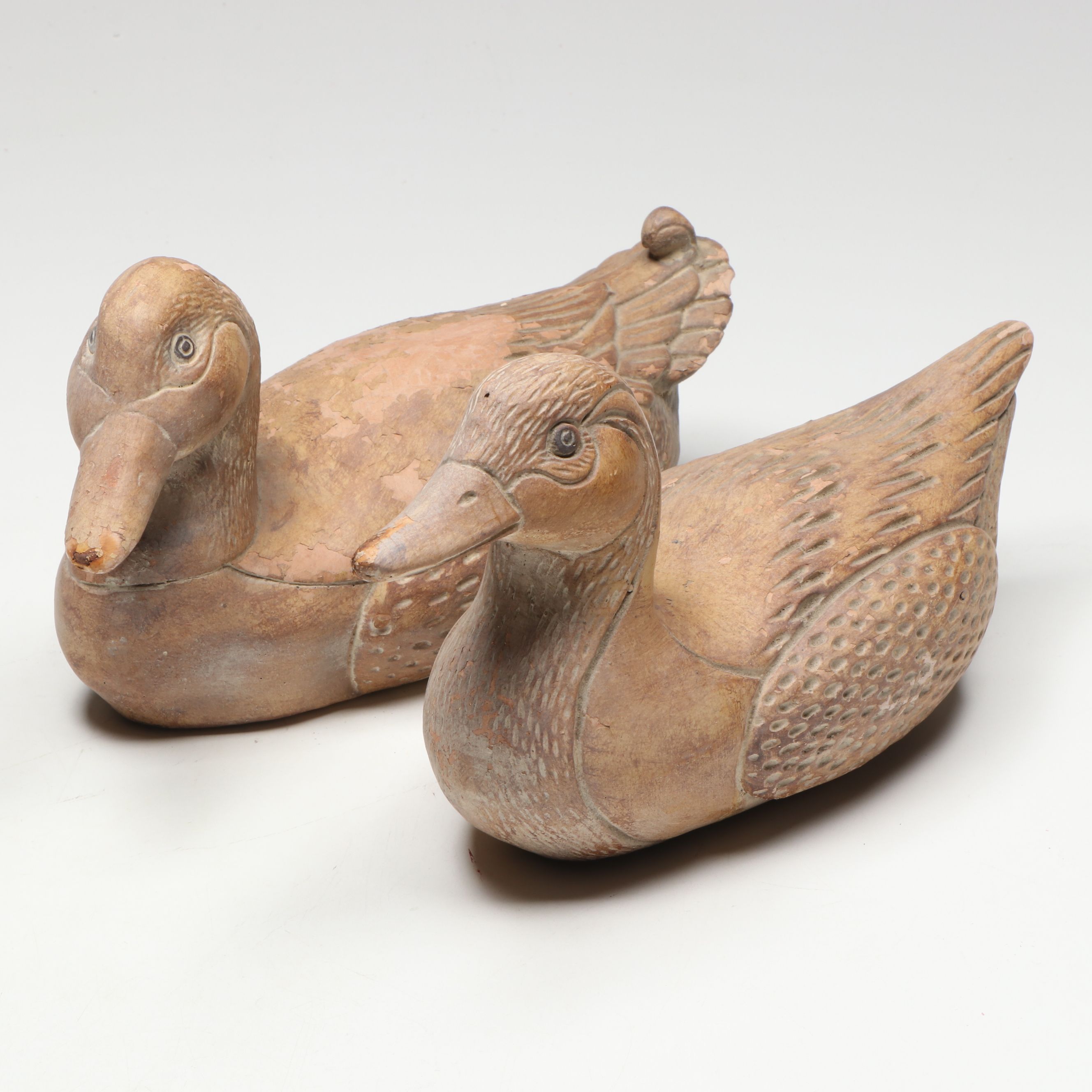 Pair of Ceramic Ducks, 1970