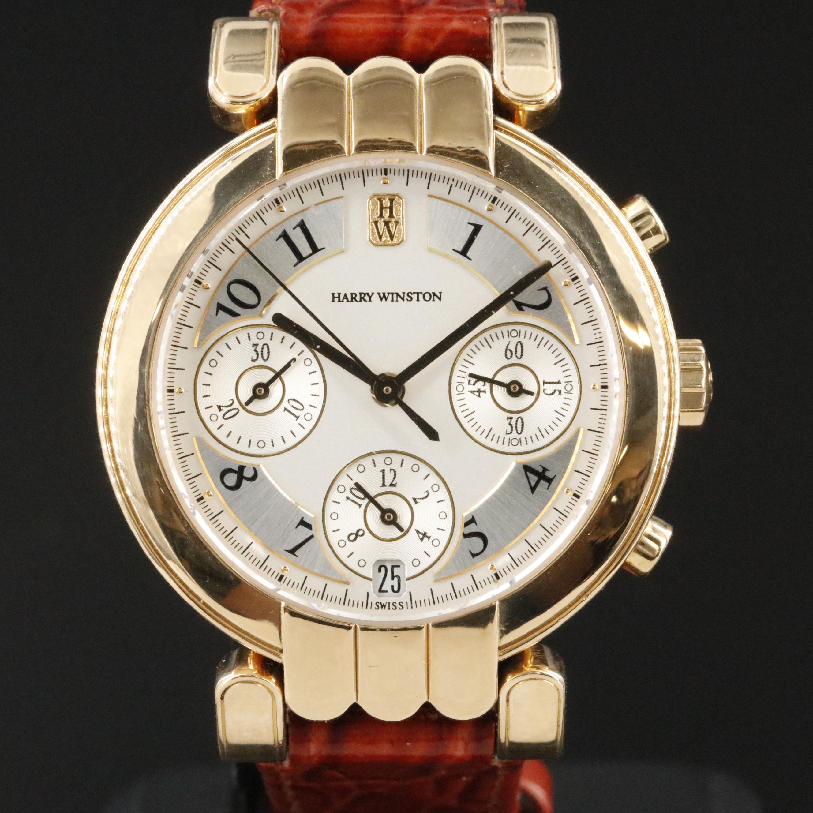 Harry Winston Premier 18K Chronograph Watch