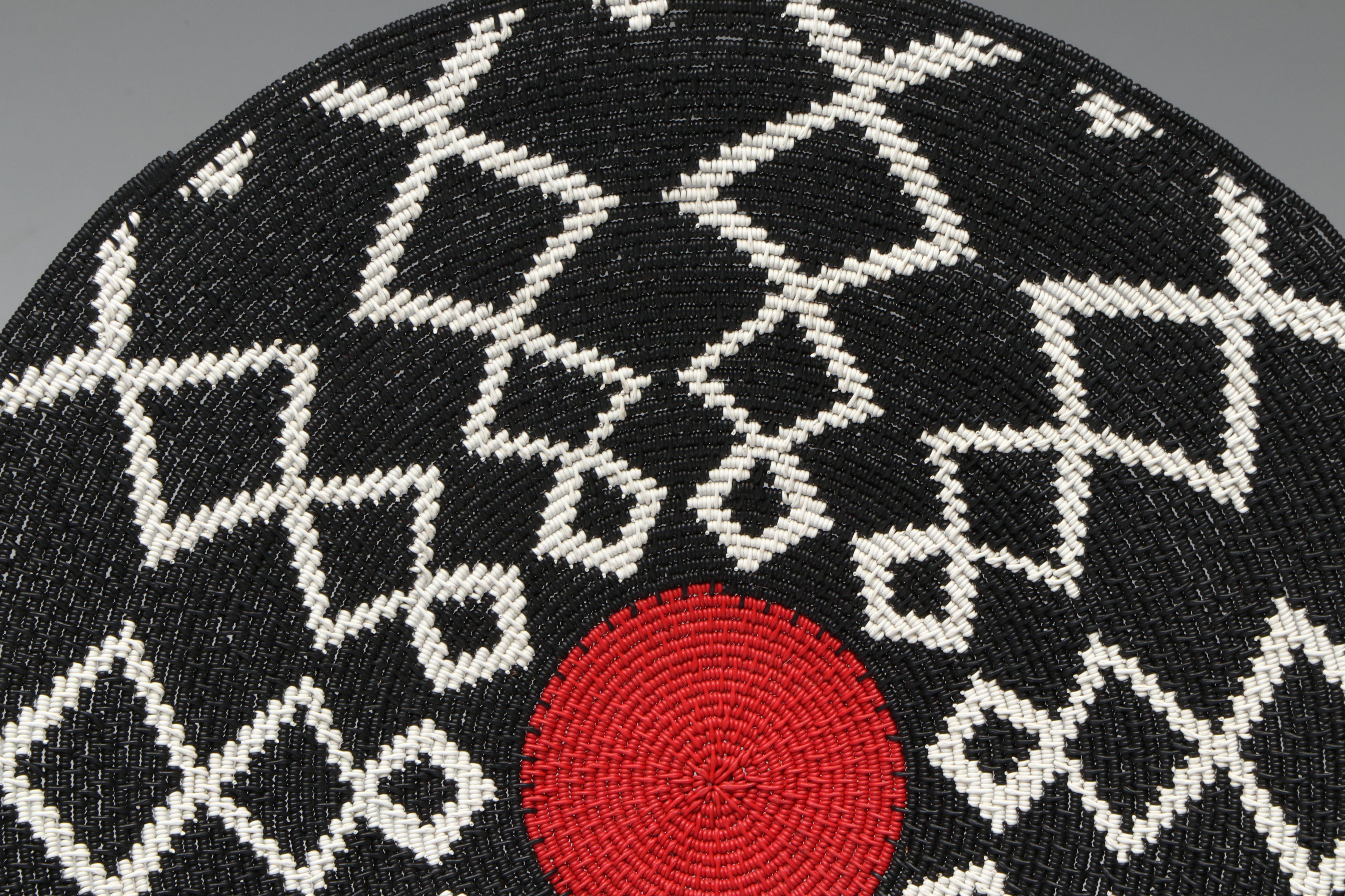 Zulu Artisan Crafted Round Telephone Wire Baskets