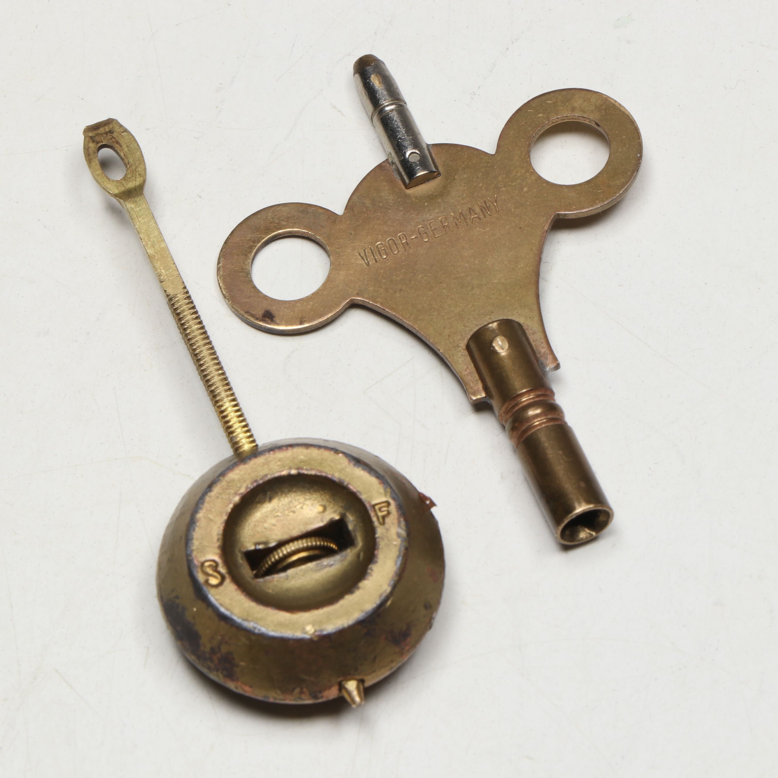 Ansonia Bonn "La Roda" Hand-Painted Porcelain Mantel Clock, Late 19th C.