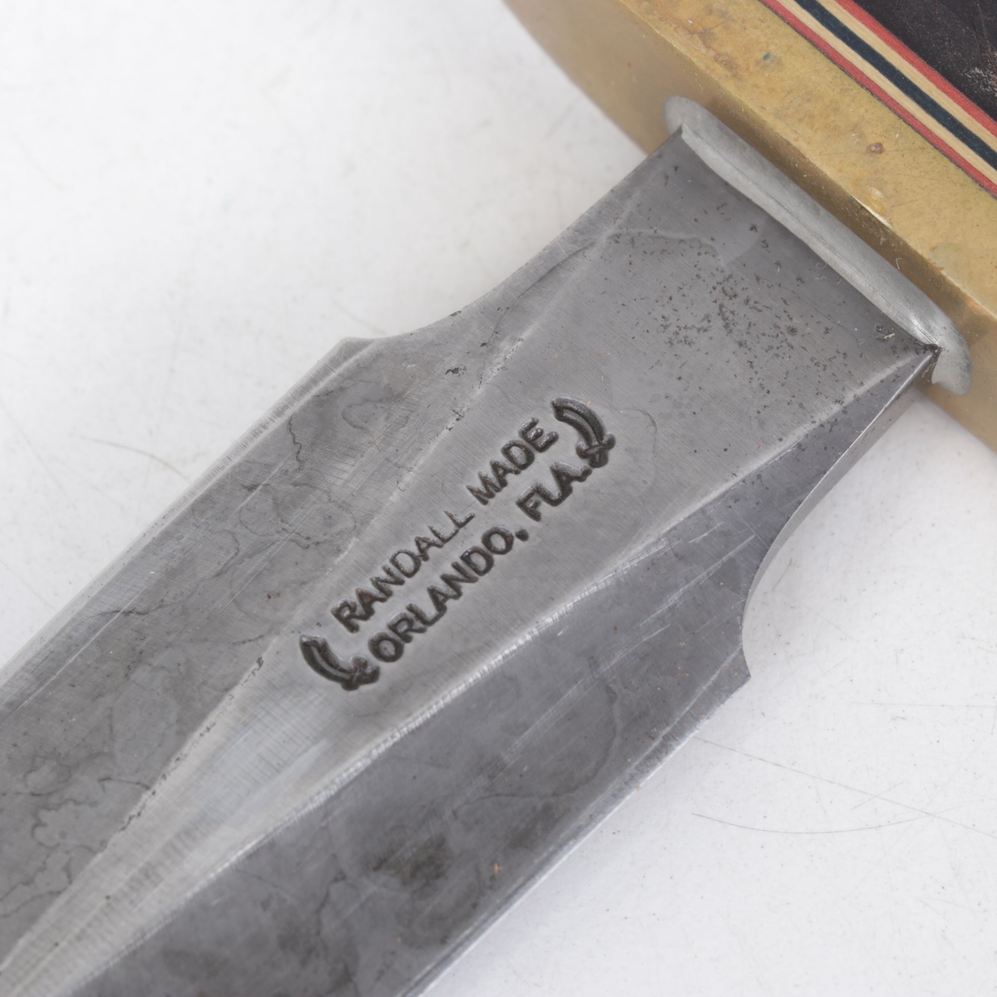 Randall Made 2-7 Fighting Stiletto Leather Handled Knife